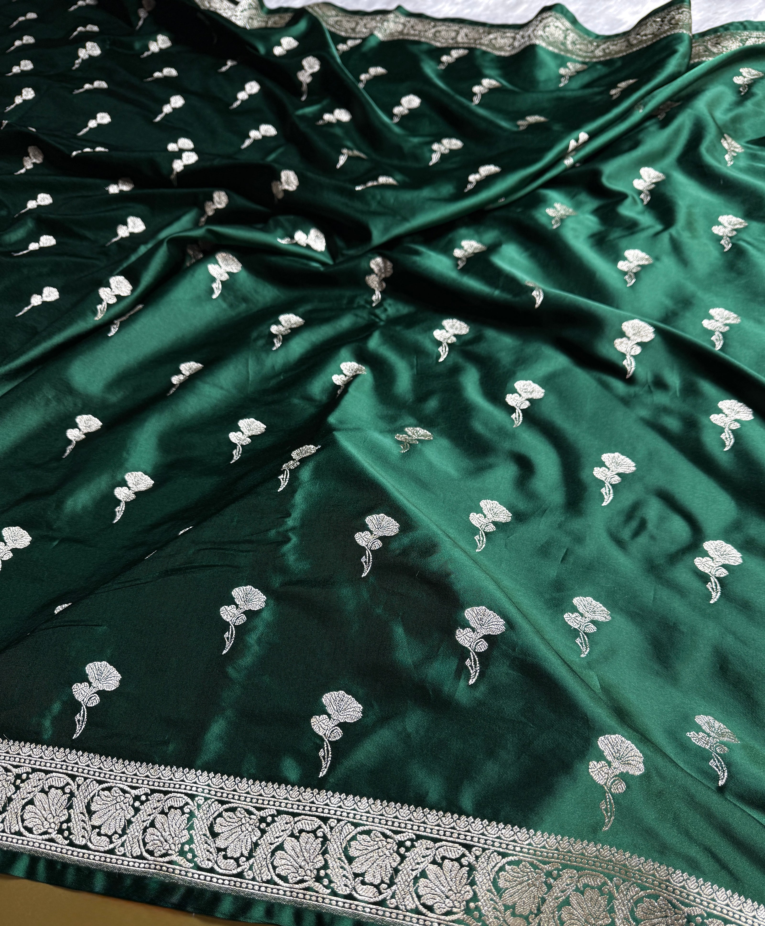 BANARASI MASHRU KATAN SILK SAREE HN555