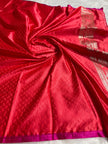 BANARASI MASHRU KATAN SILK SAREE HN529