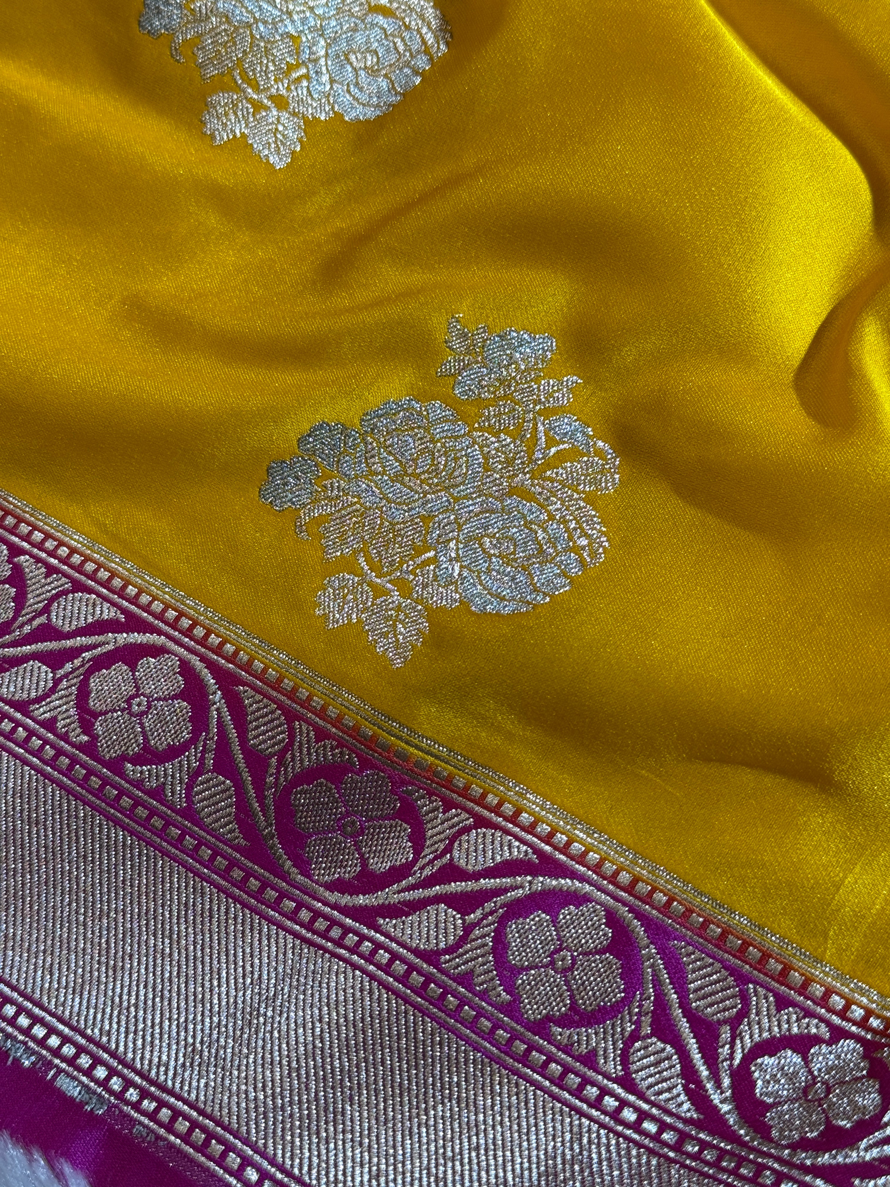 BANARASI MASHRU KATAN SILK SAREE HN103