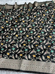 BANARASI MASHRU KATAN SILK SAREE MK055