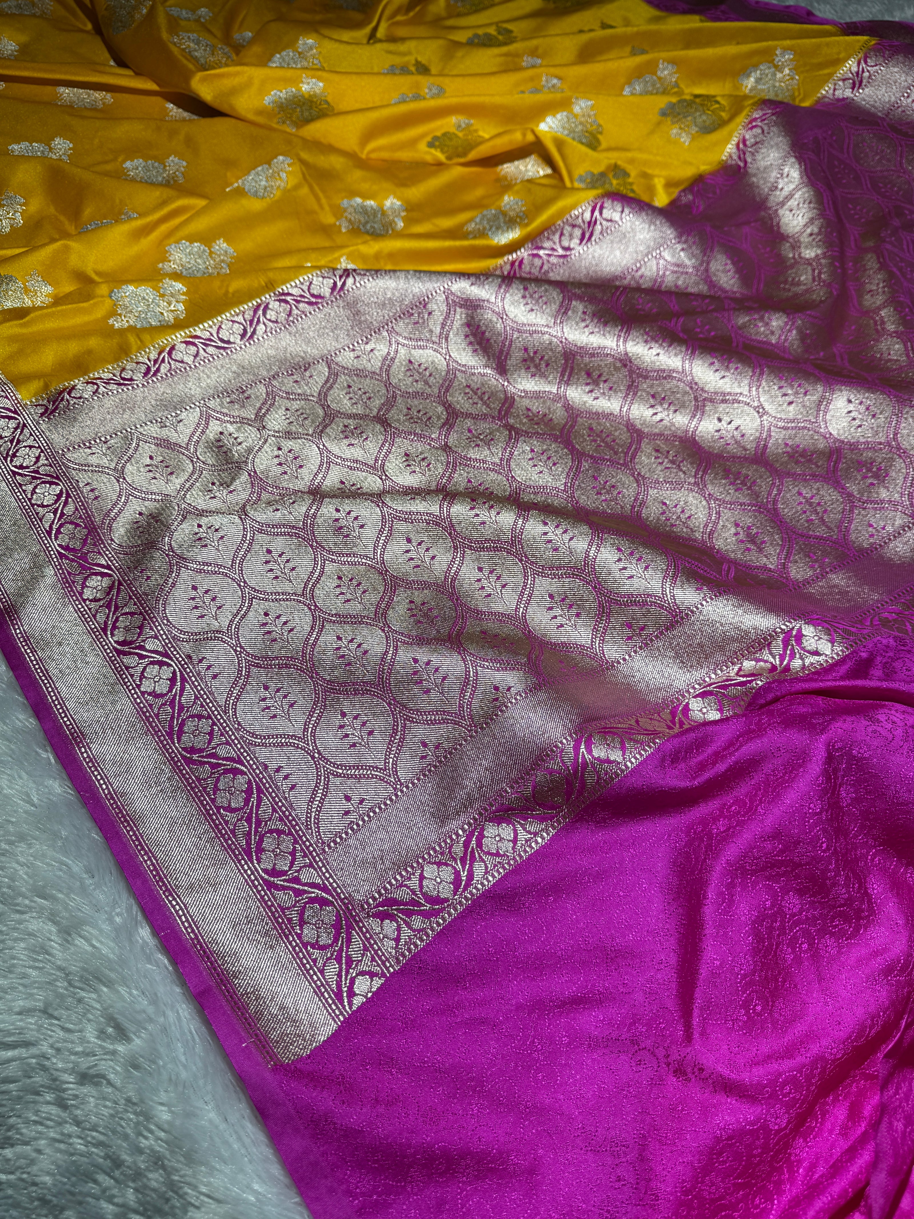 Banarasi Mashru Katan Silk Saree HN170