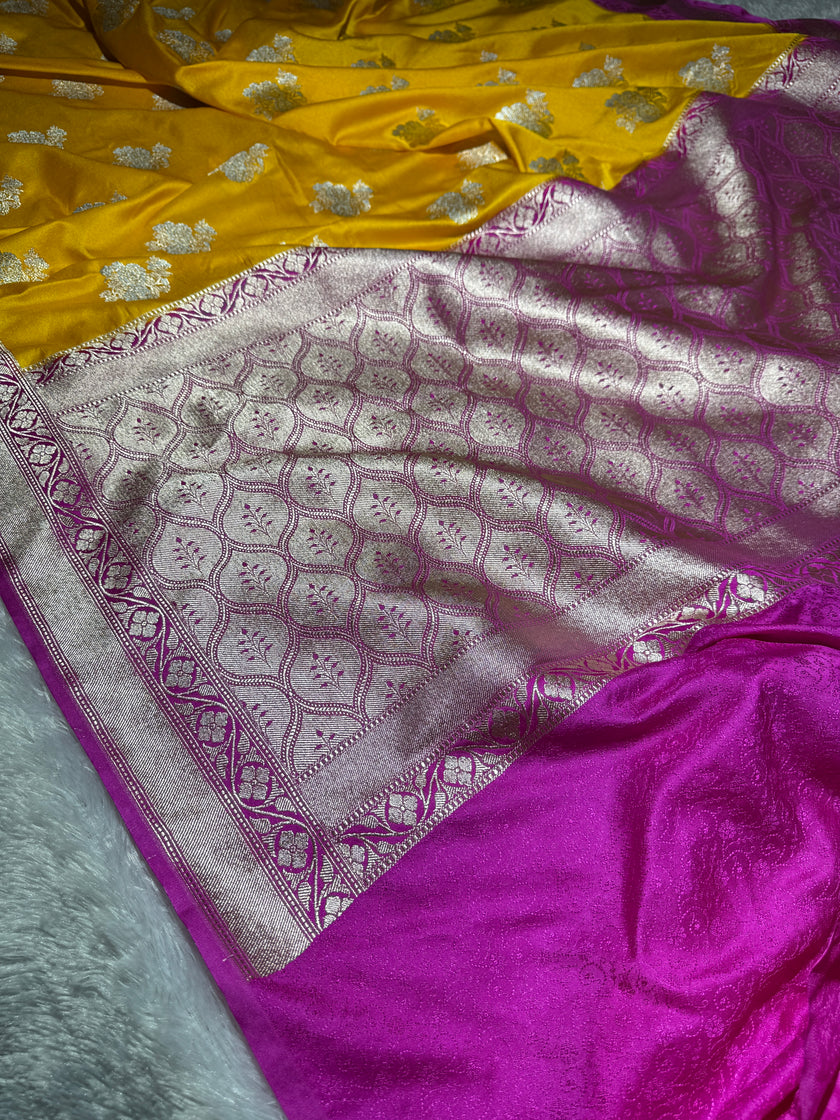 Banarasi Mashru Katan Silk Saree HN170
