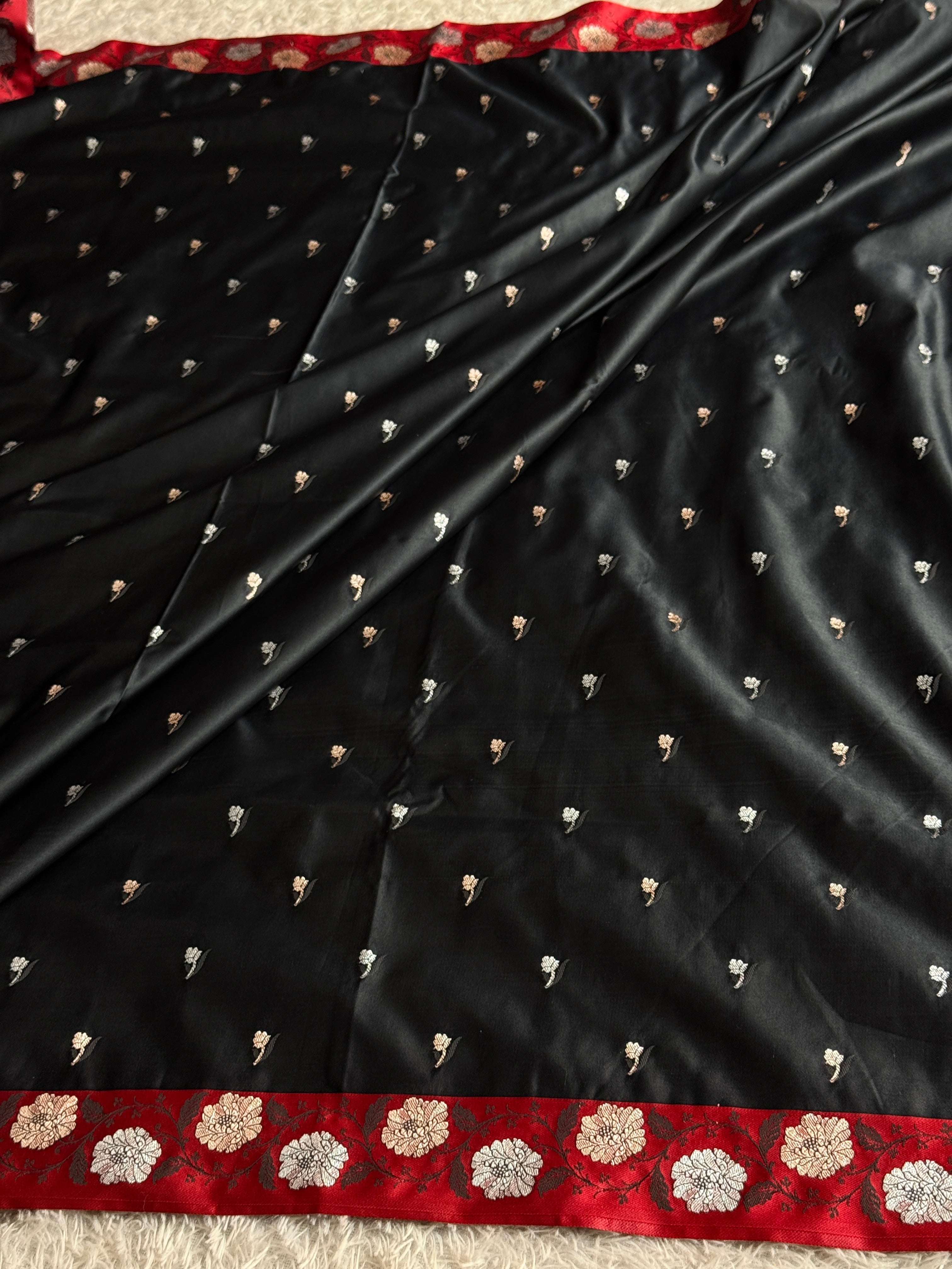 BANARASI MASHRU KATAN SILK SAREE MK035