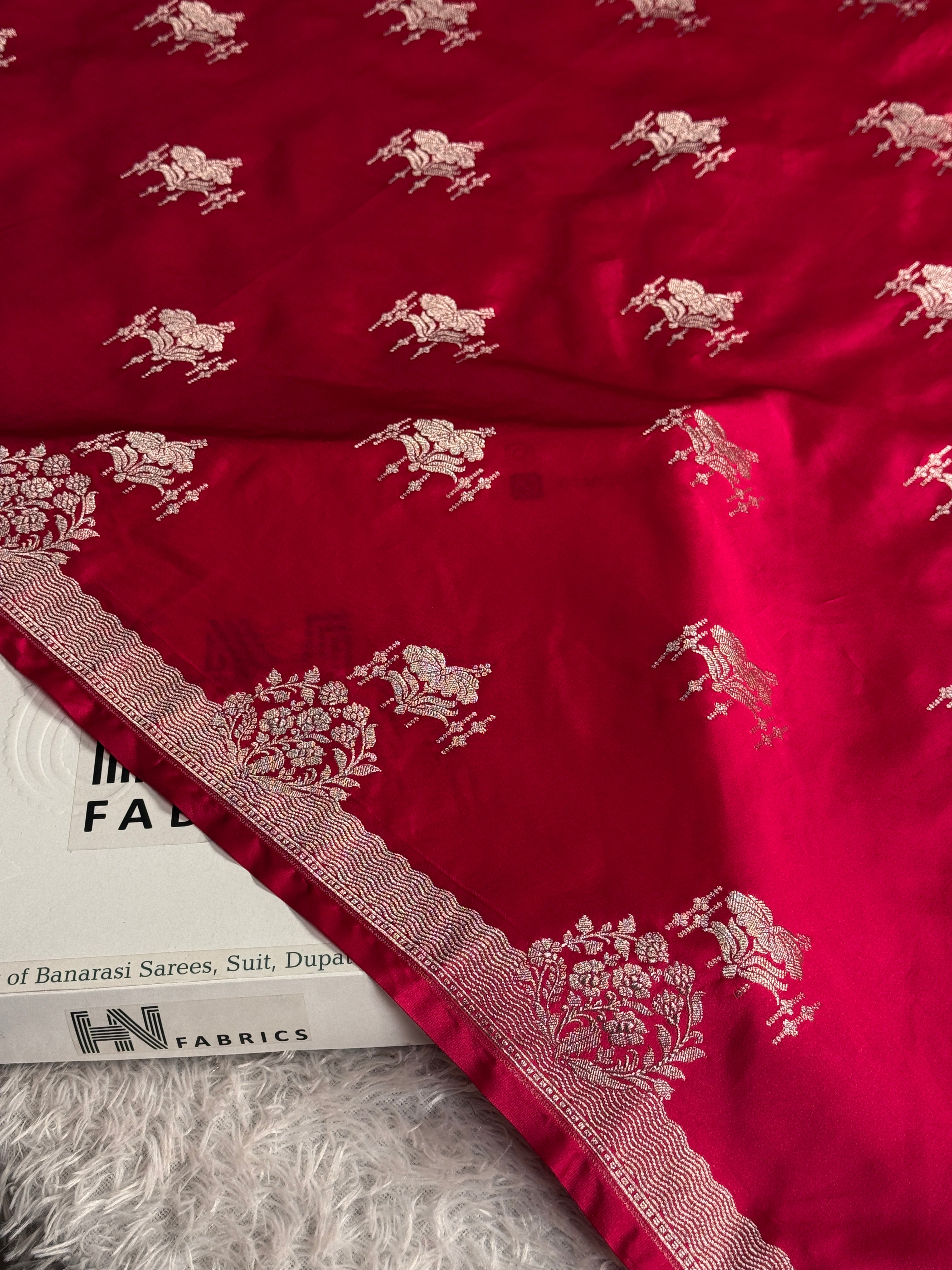 BANARASI MASHRU KATAN SILK SAREE MK059