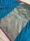 BANARASI MASHRU KATAN SILK SAREE 533