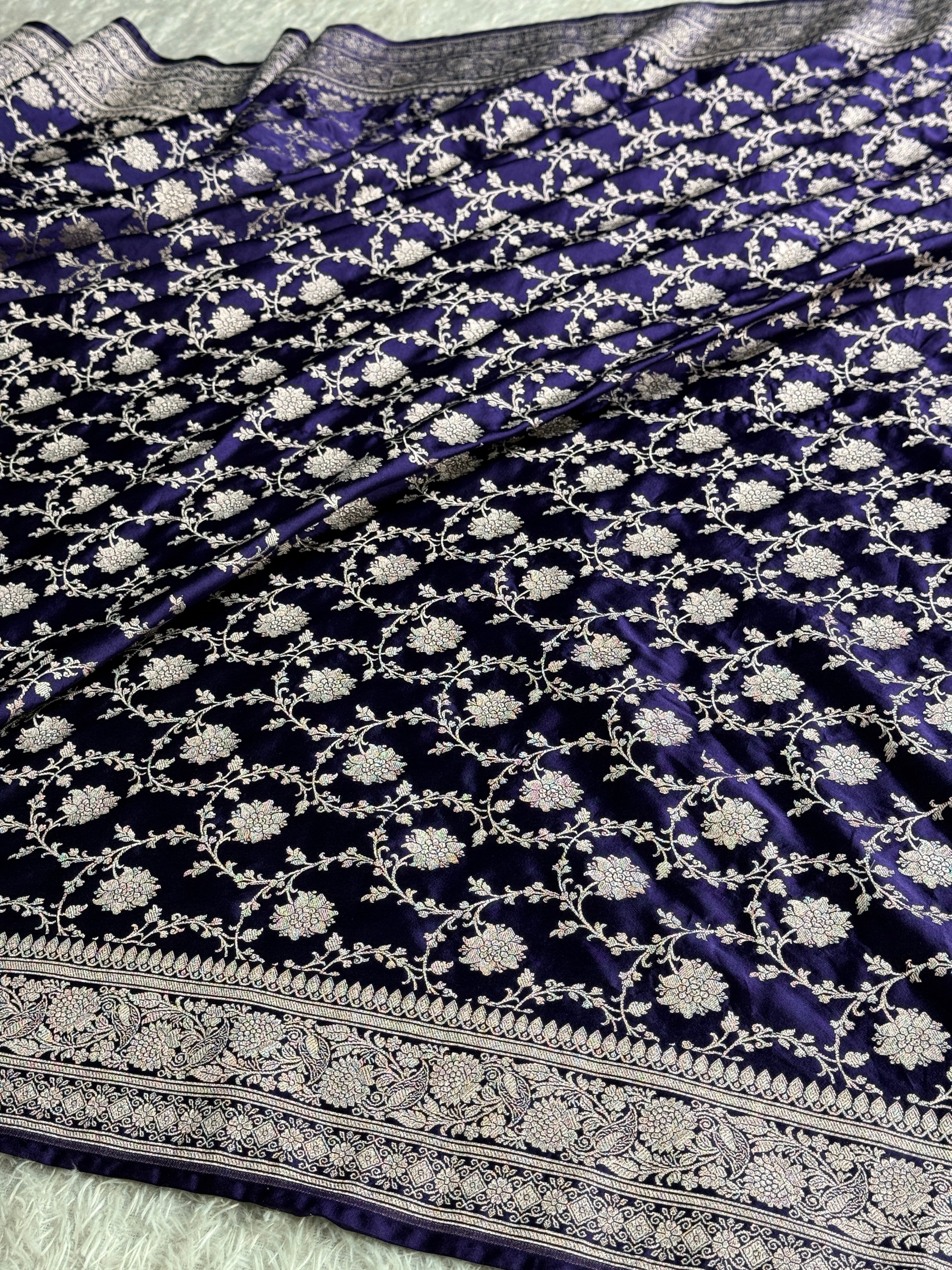 BANARASI MASHRU KATAN SILK SAREE MK066