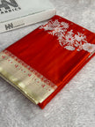 BANARASI MASHRU KATAN SILK SAREE MK045