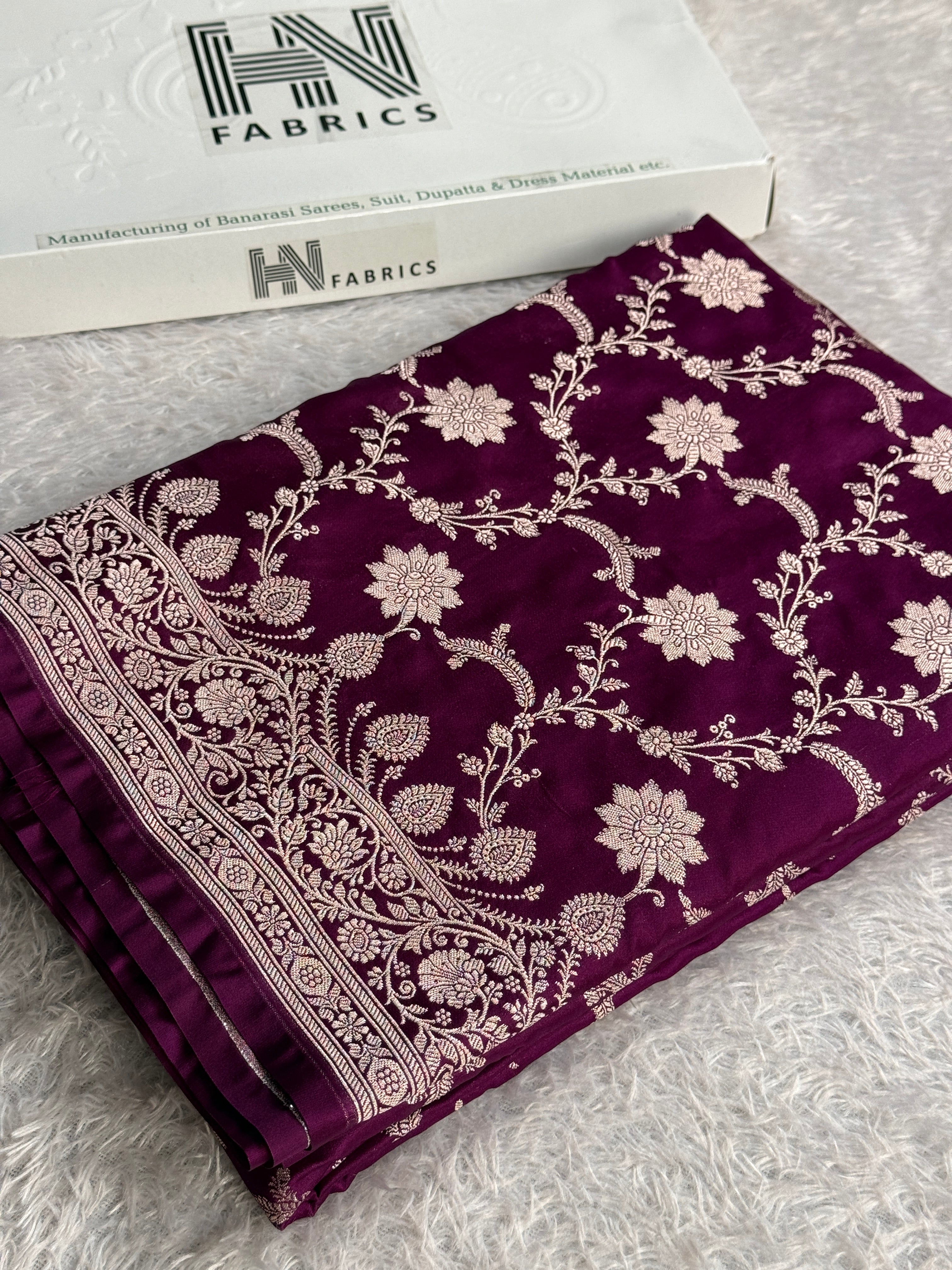 BANARASI MASHRU KATAN SILK SAREE MK062