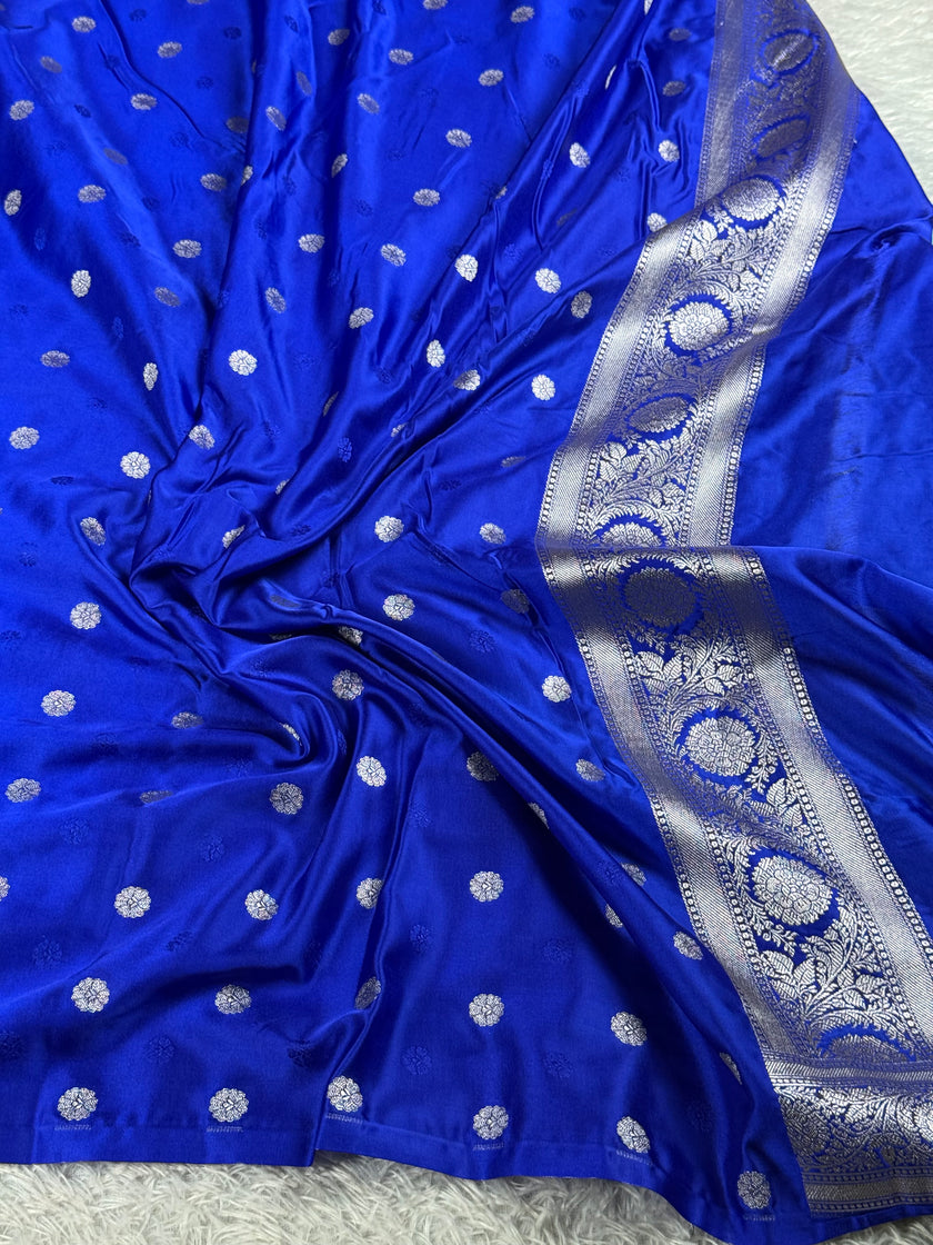 BANARASI MASHRU KATAN SILKS  SAREE MK012
