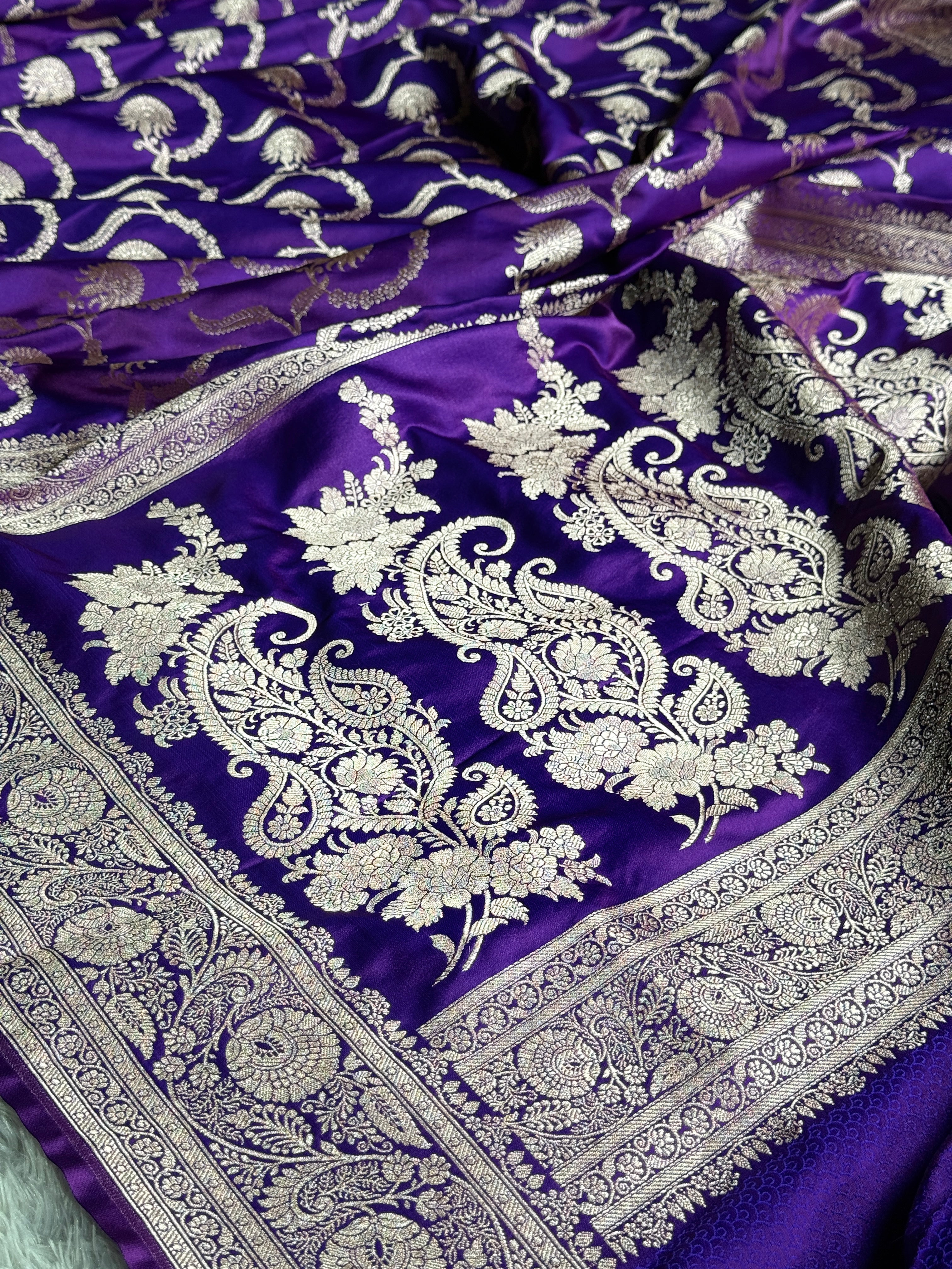 BANARASI MASHRU KATAN SILK SAREE HN571
