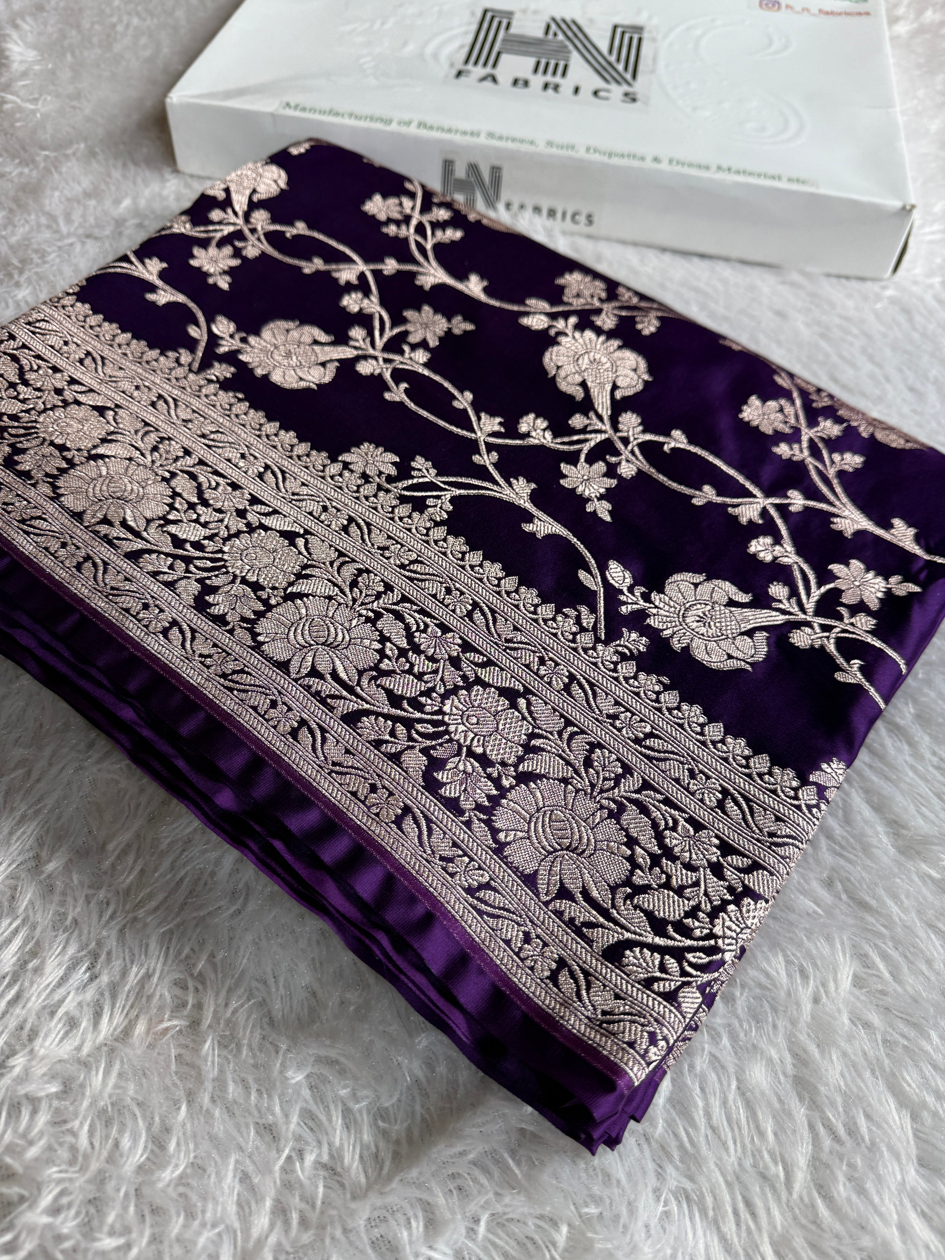 BANARASI MASHRU KATAN SILK SAREE HN551