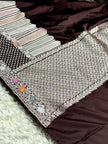 BANARASI MASHRU KATAN SILK SAREE MENAKARI WORK HN700
