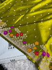 BANARASI MASHRU KATAN SILK SAREE MK020