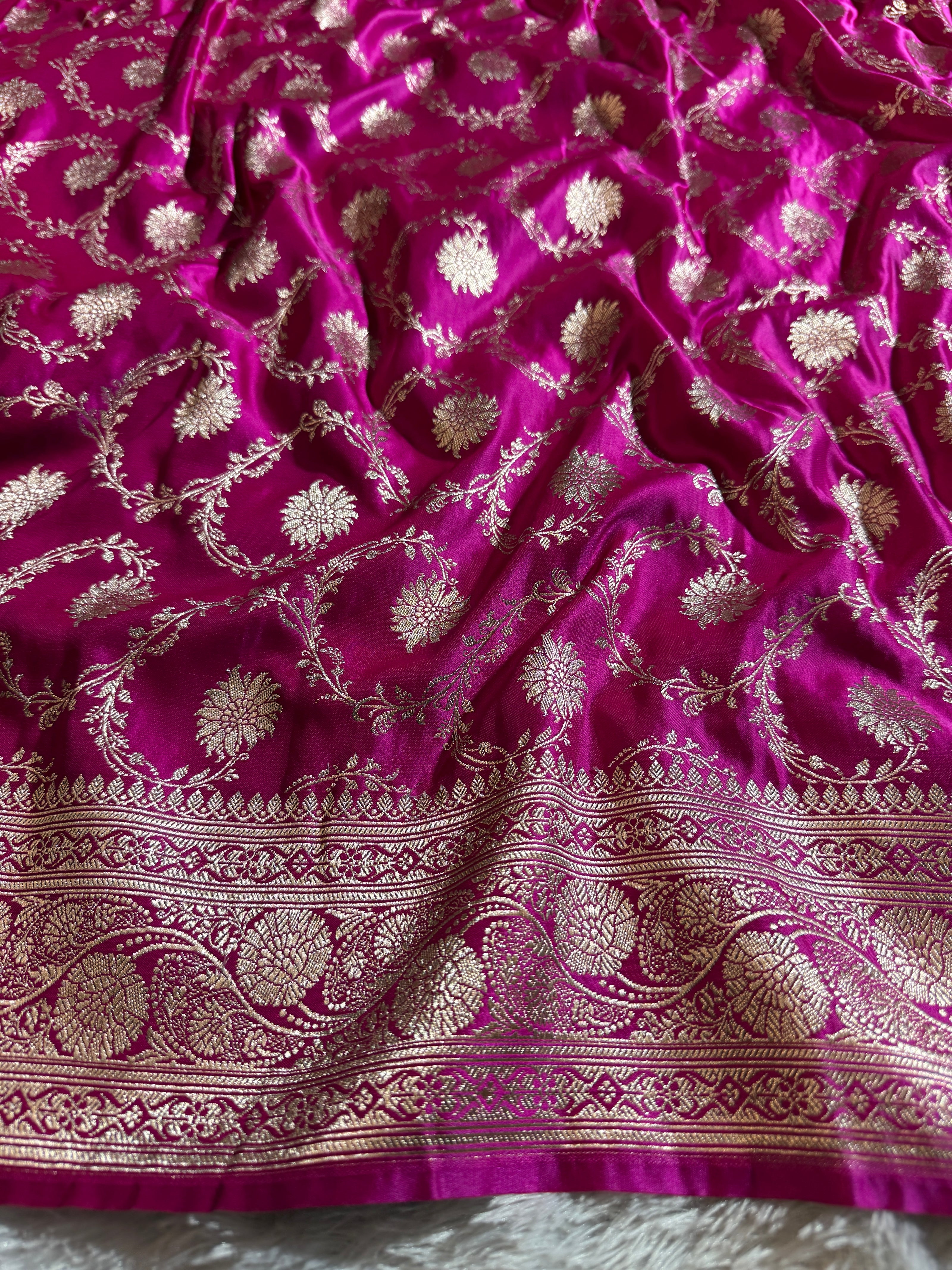 BANARASI MASHRU KATAN SILK SAREE HN506