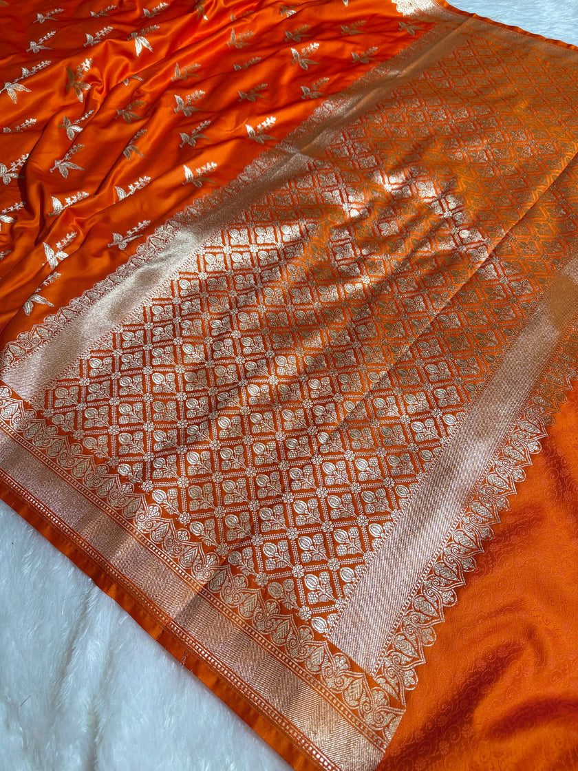 BANARASI MASHRU KATANA SILK SAREE HN526