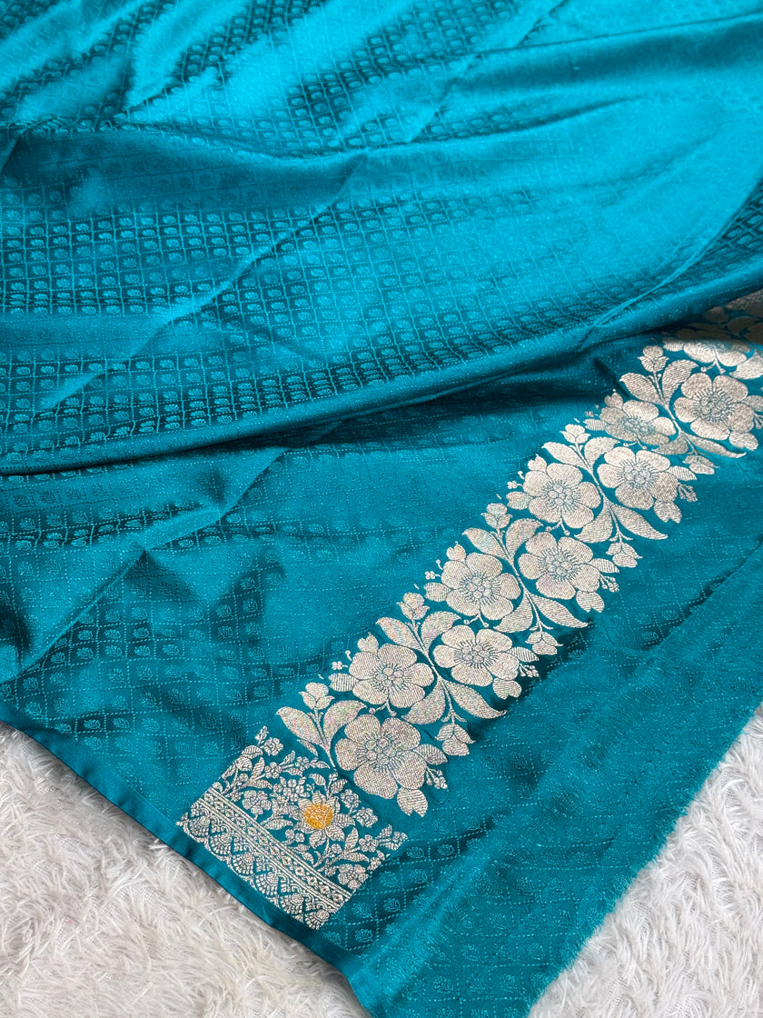 BANARASI MASHRU KATAN SILK SAREE MK029