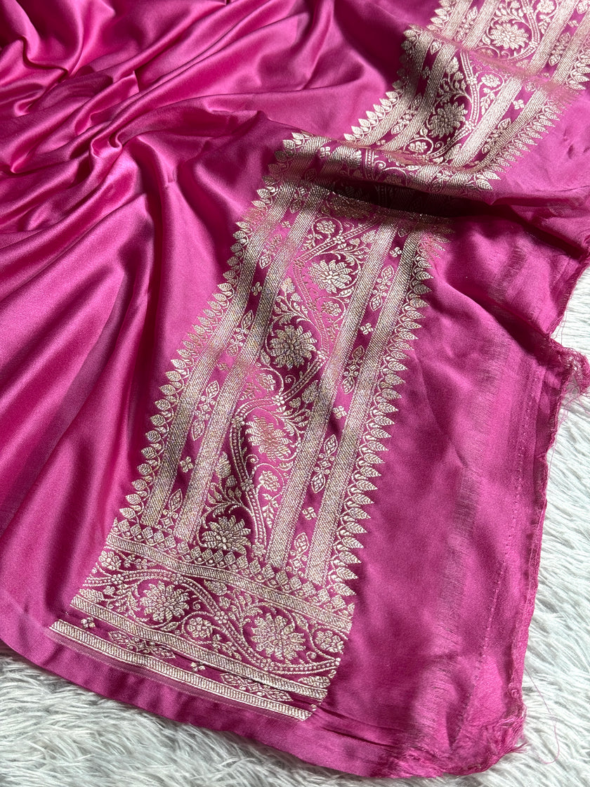 BANARASI MASHRU KATAN SILK SAREE HN650