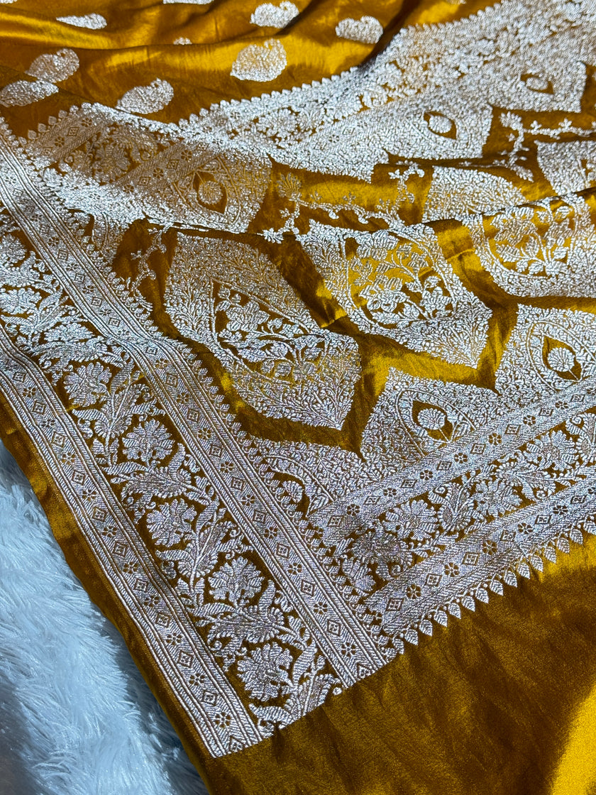 BANARASI MASHRU KATAN SILK SAREE HN513