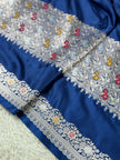 BANARASI MASHRU KATAN SILK SAREE MK013