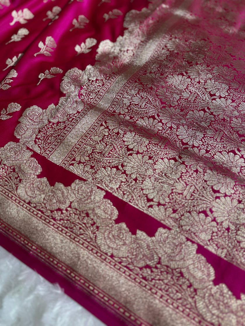 BANARASI MASHRU KATAN SILK SAREE HN528