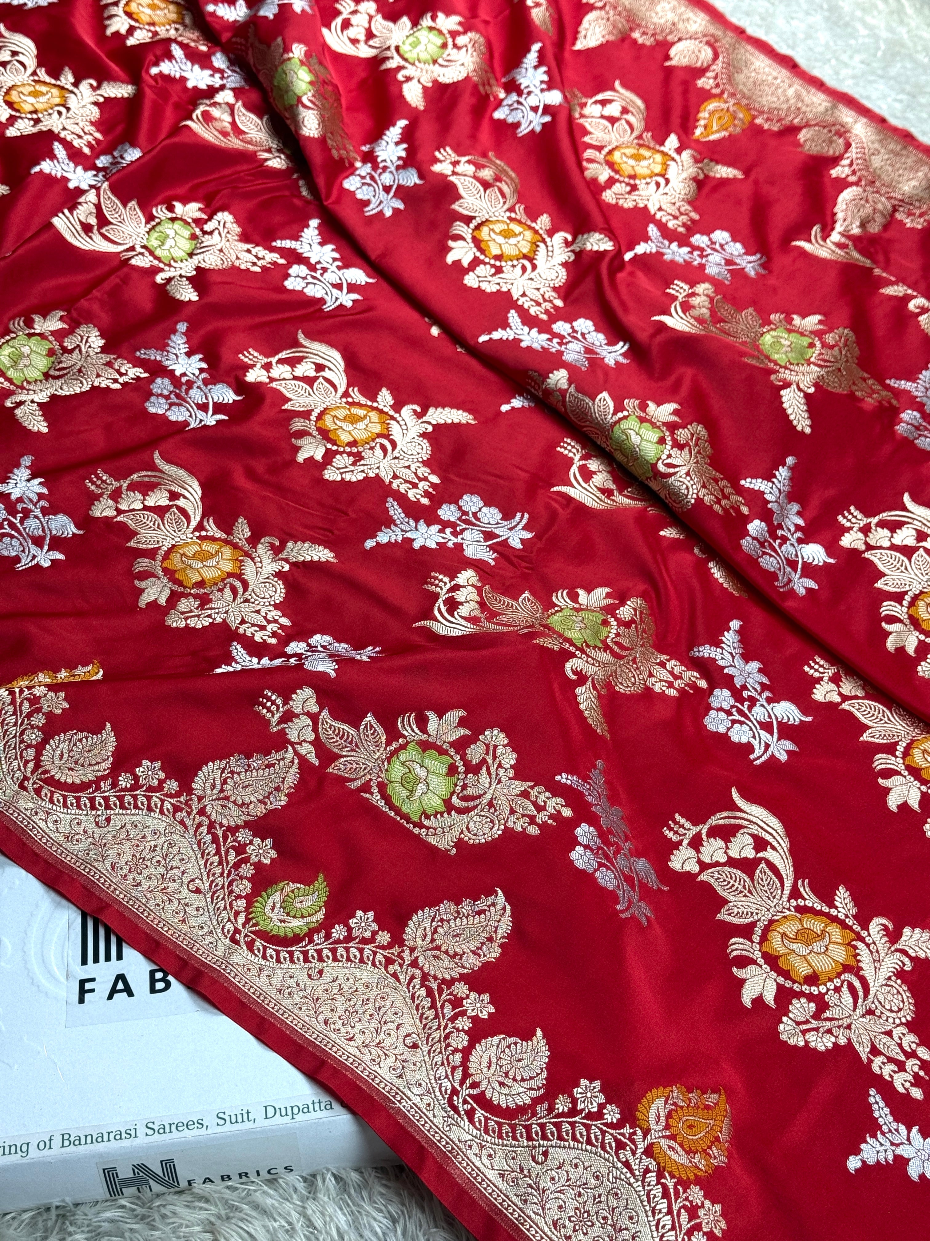 BANARASI MASHRU KATAN SILK SAREE HN999
