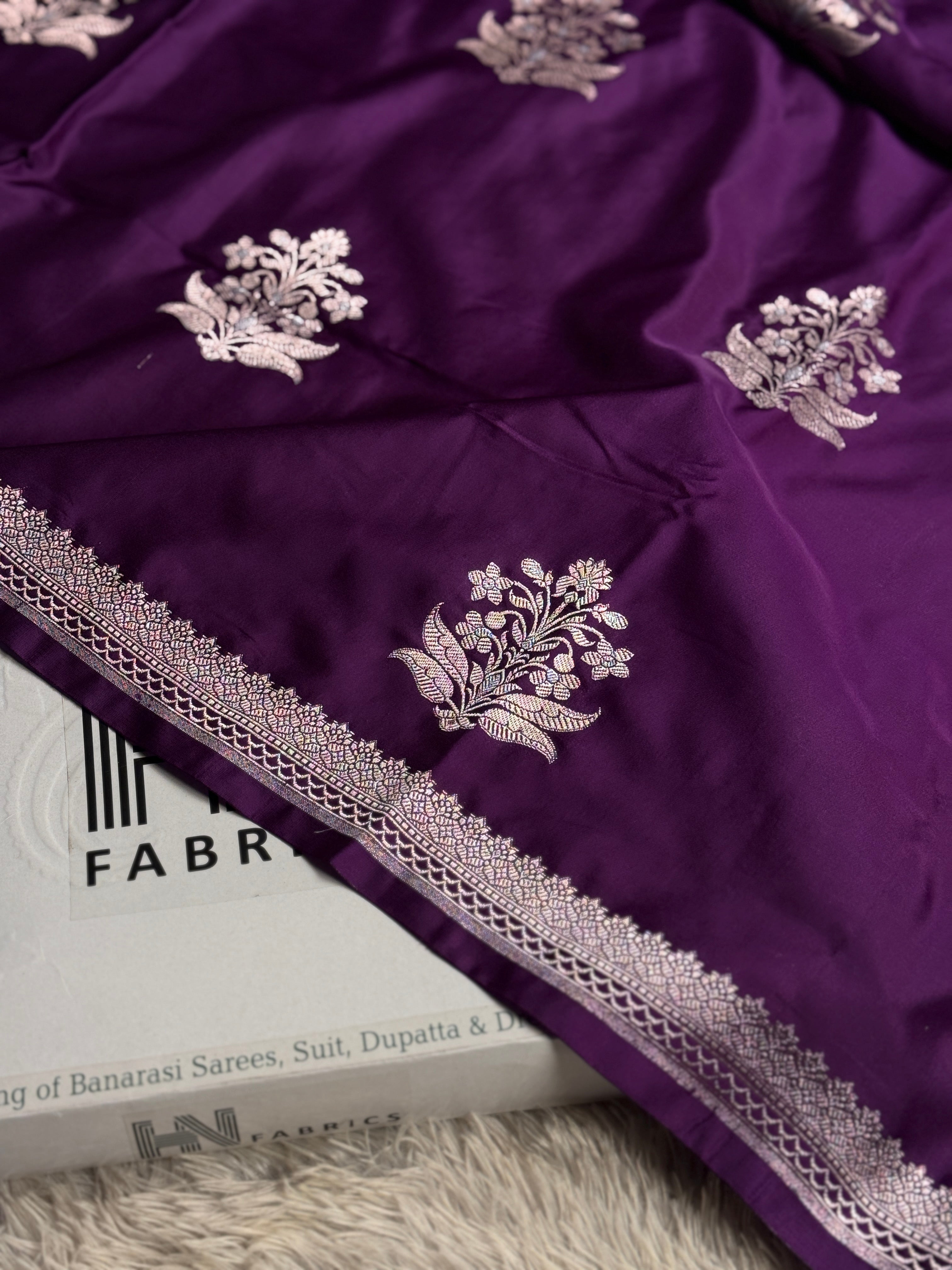 BANARASI MASHRU KATAN SILK SAREE HN815