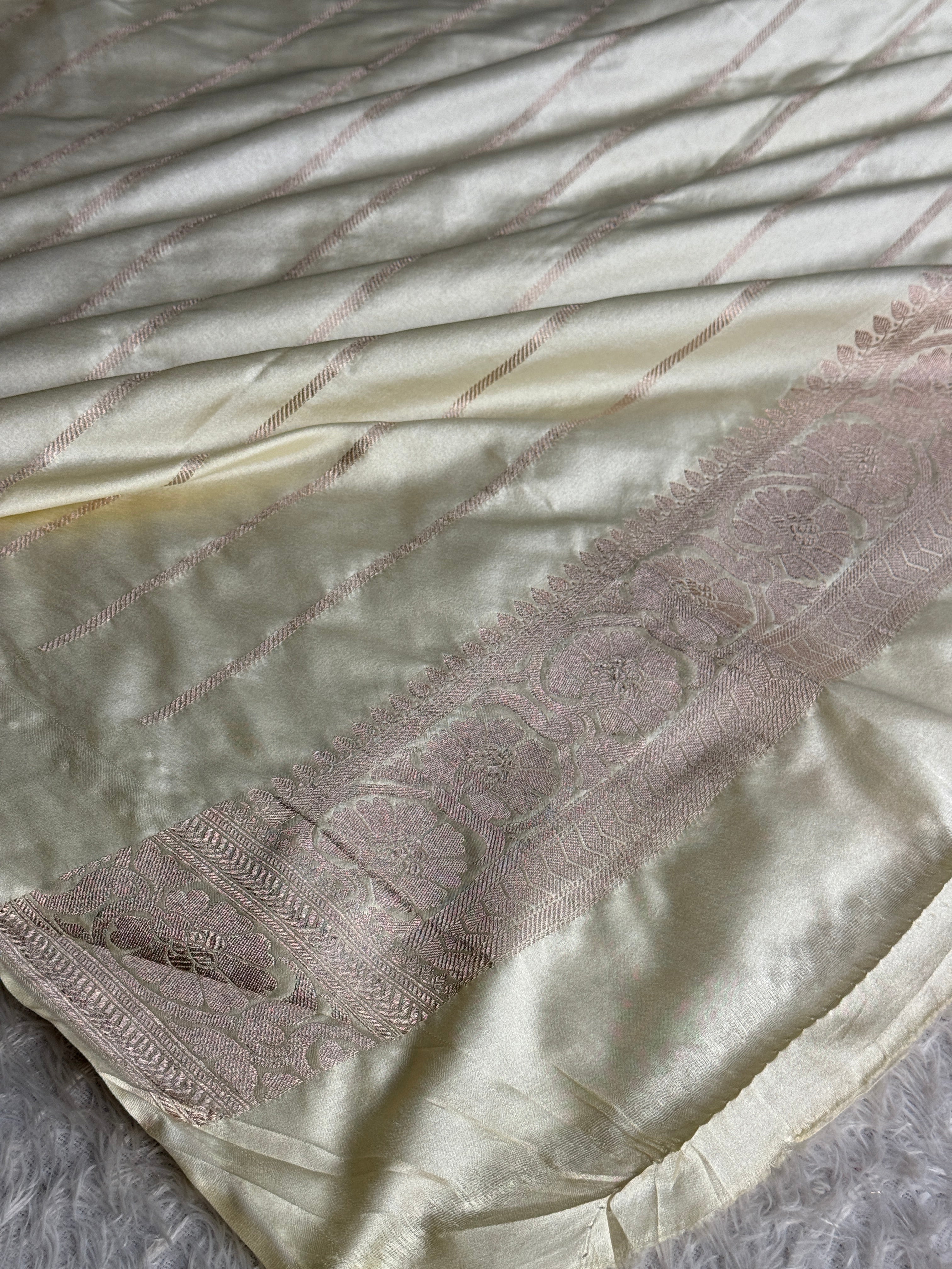 BANARASI MASHRU KATAN SILK SAREE MK039