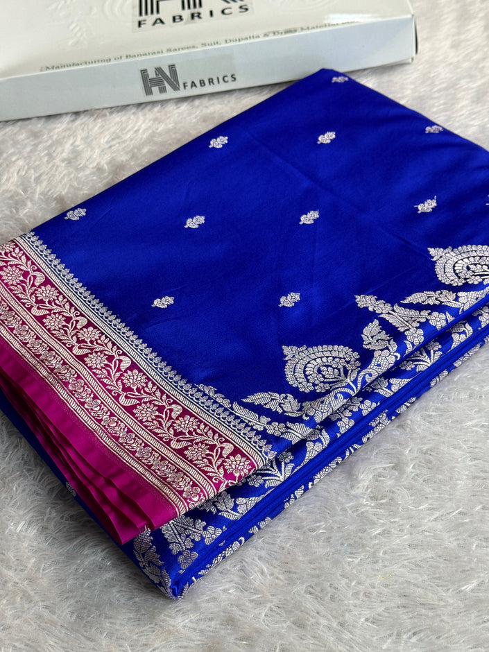 BANARASI MASHRU KATAN SILK SAREE MK007