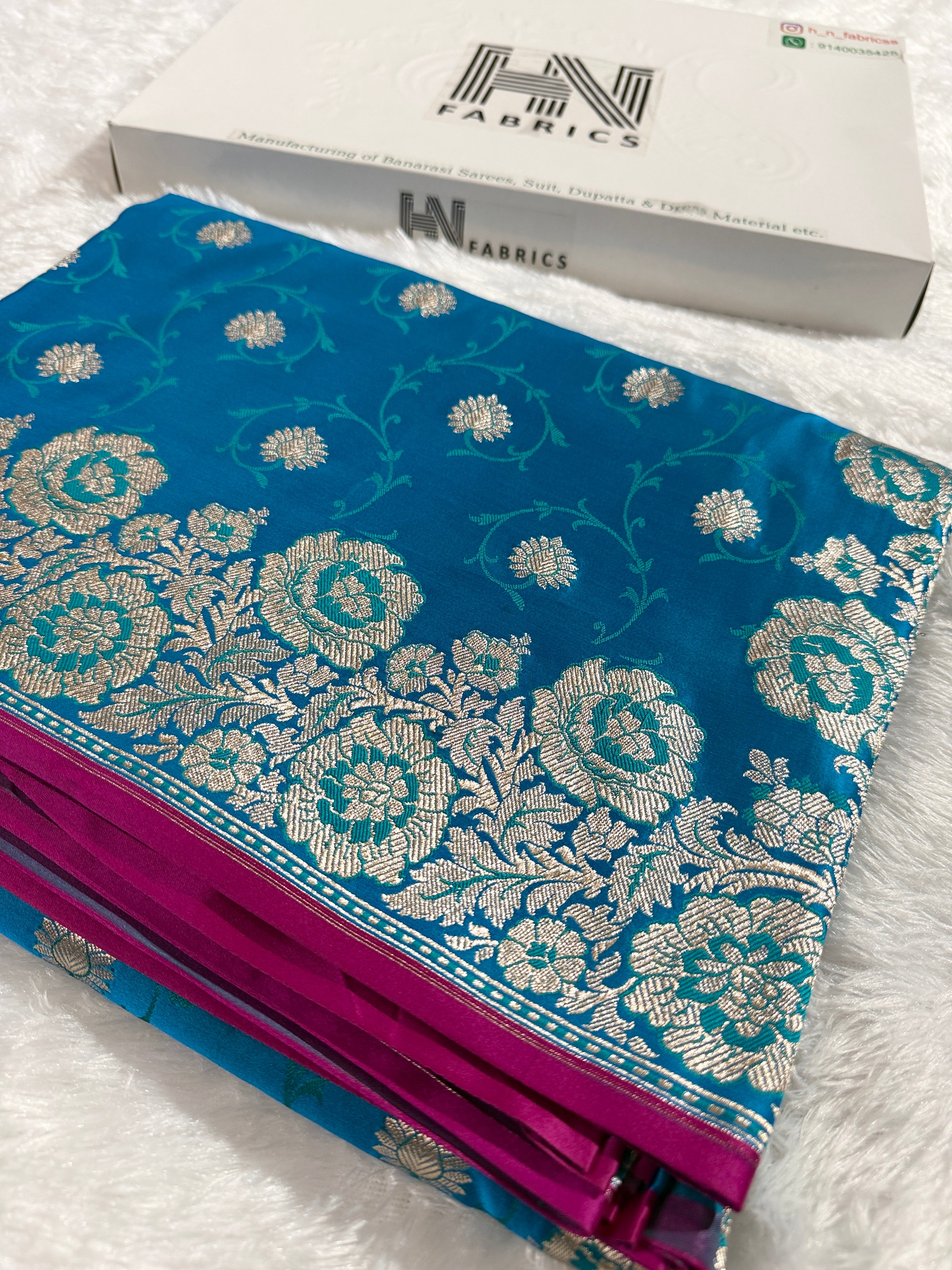 BANARASI MASHRU KATAN SILK SAREE 533