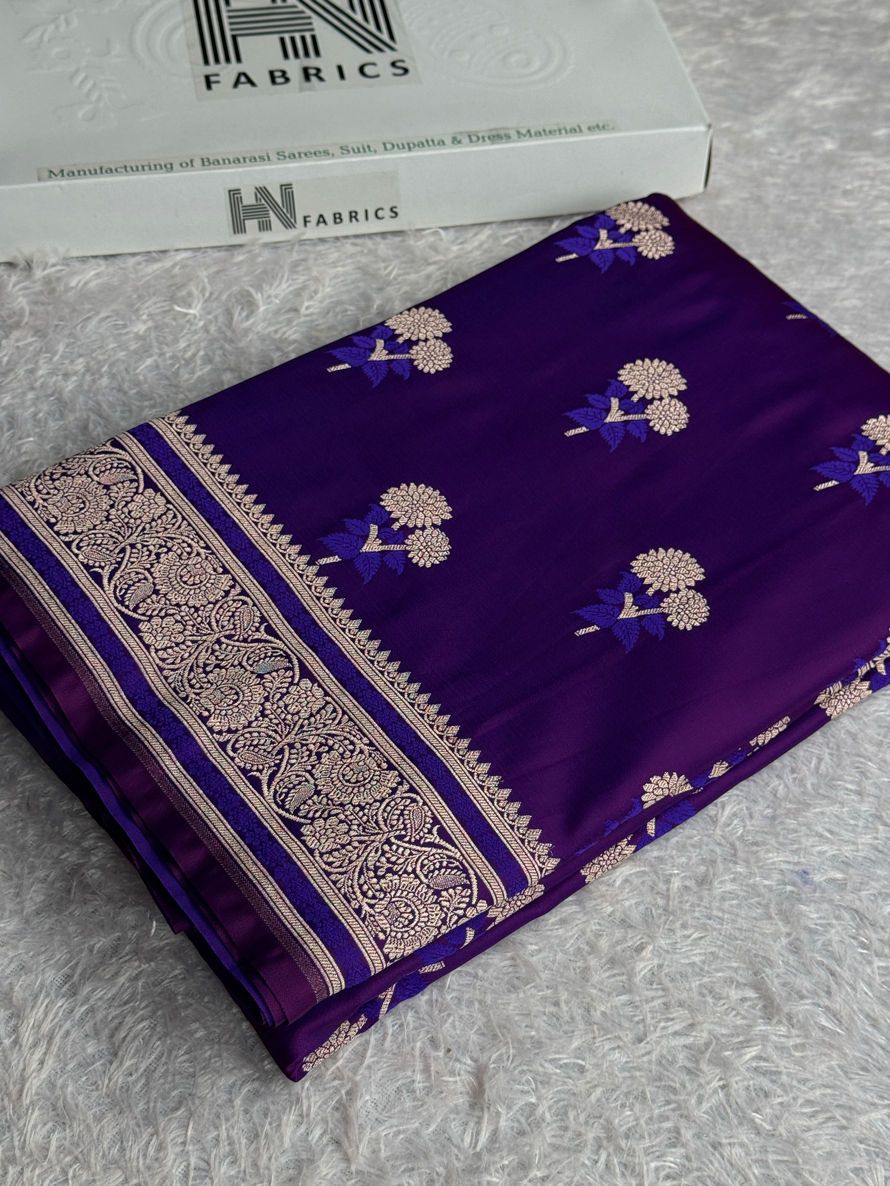 BANARASI MASHRU KATAN SILK SAREE MK55