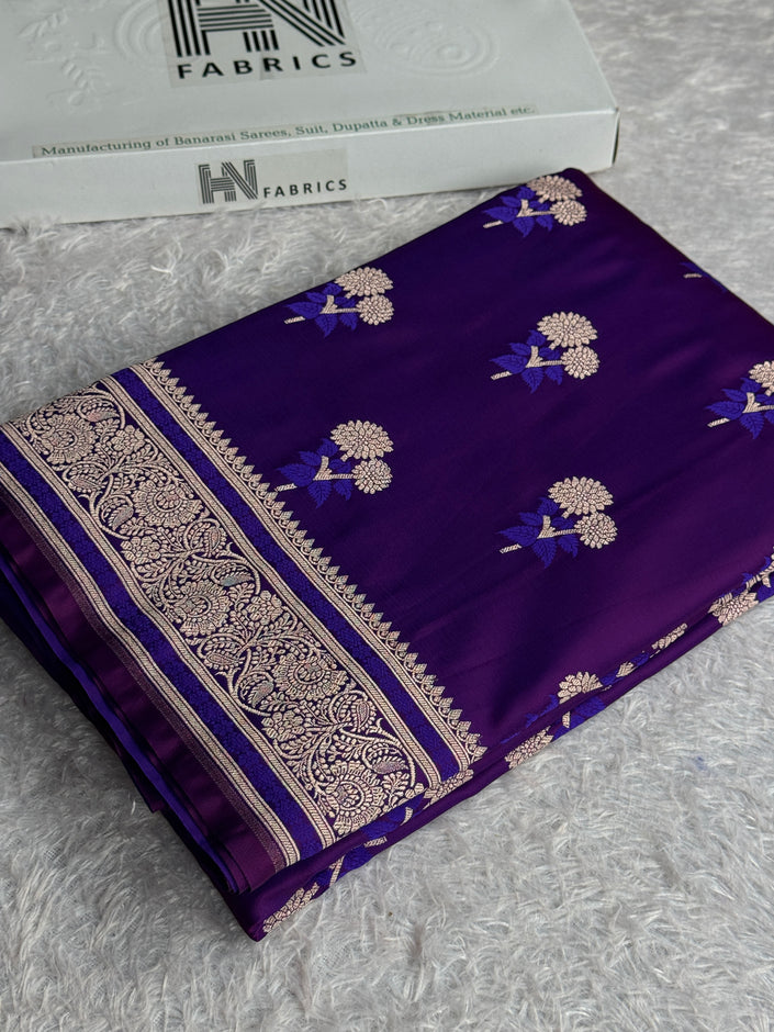 BANARASI MASHRU KATAN SILK SAREE MK55