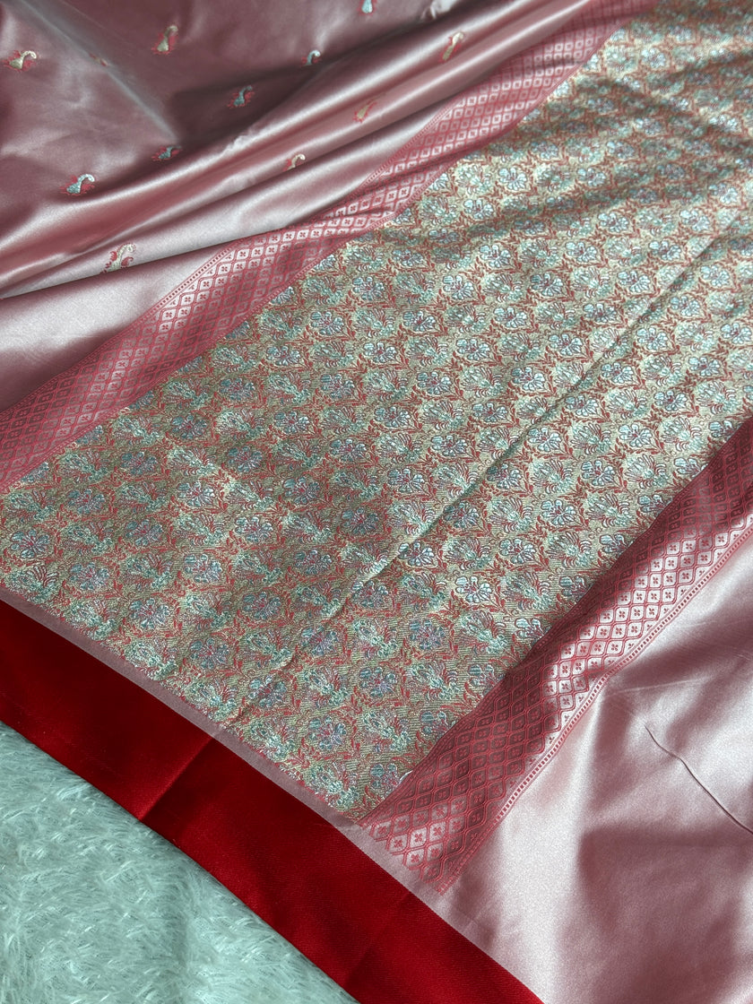 BANARASI MASHRU KATAN SILK SAREE MK021