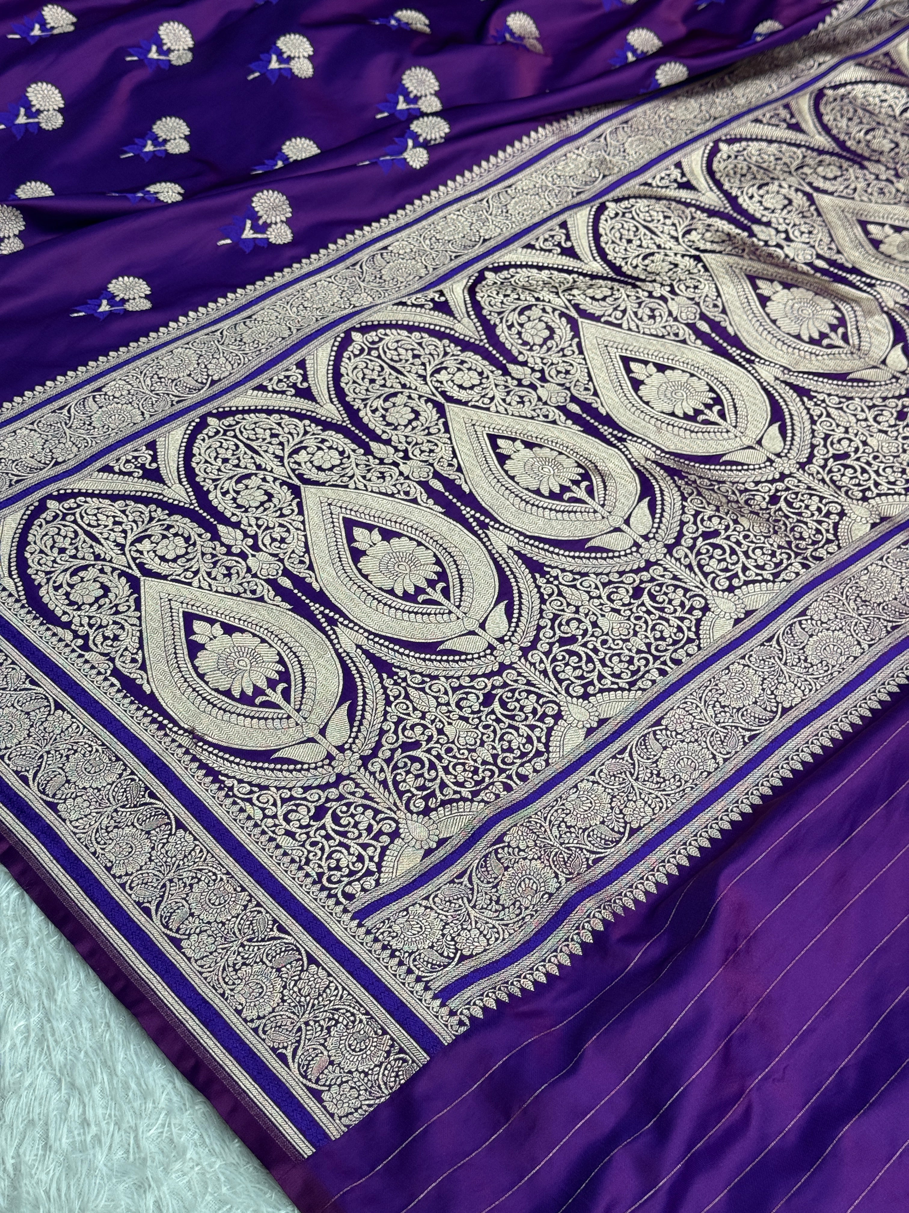 BANARASI MASHRU KATAN SILK SAREE MK55