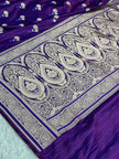 BANARASI MASHRU KATAN SILK SAREE MK55
