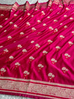 BANARASI MASHRU KATAN SILK SAREE MK055