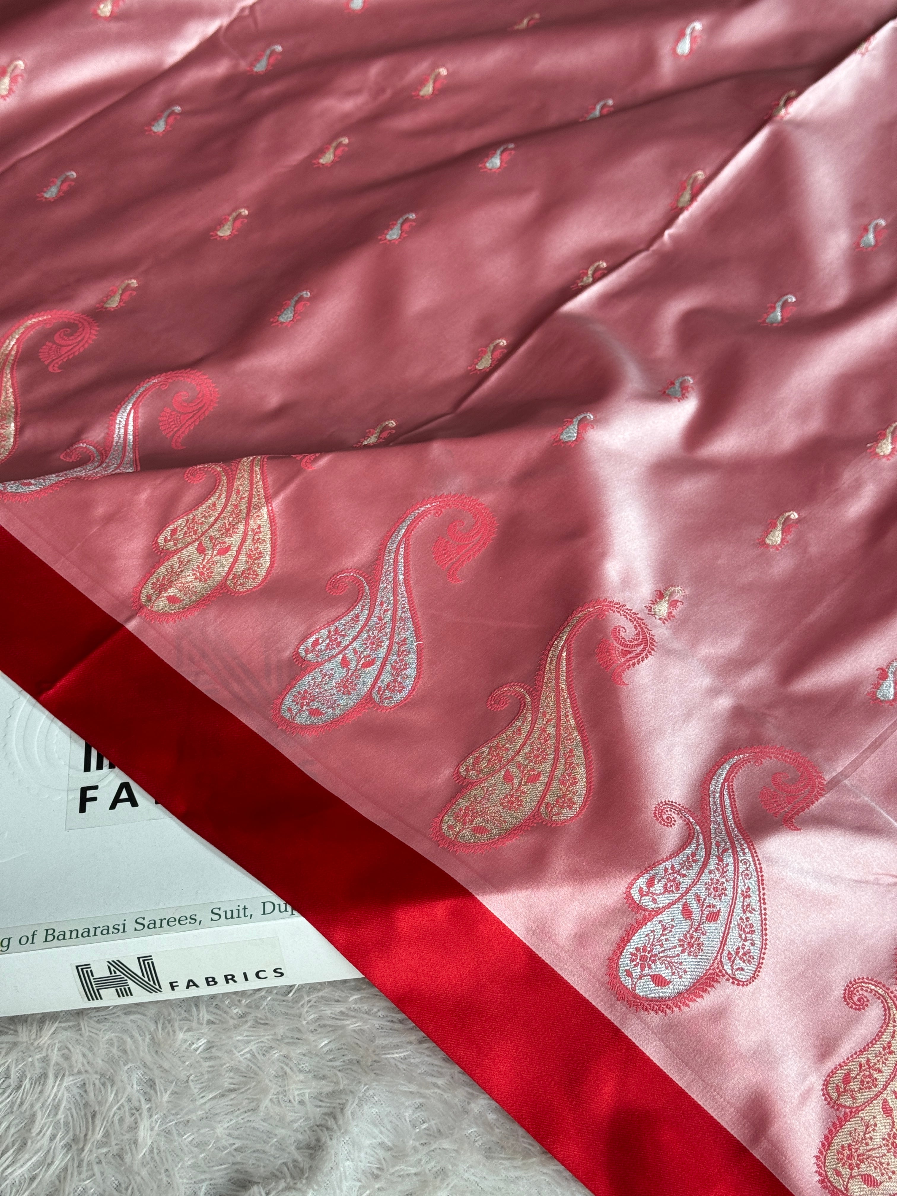 BANARASI MASHRU KATAN SILK SAREE MK021