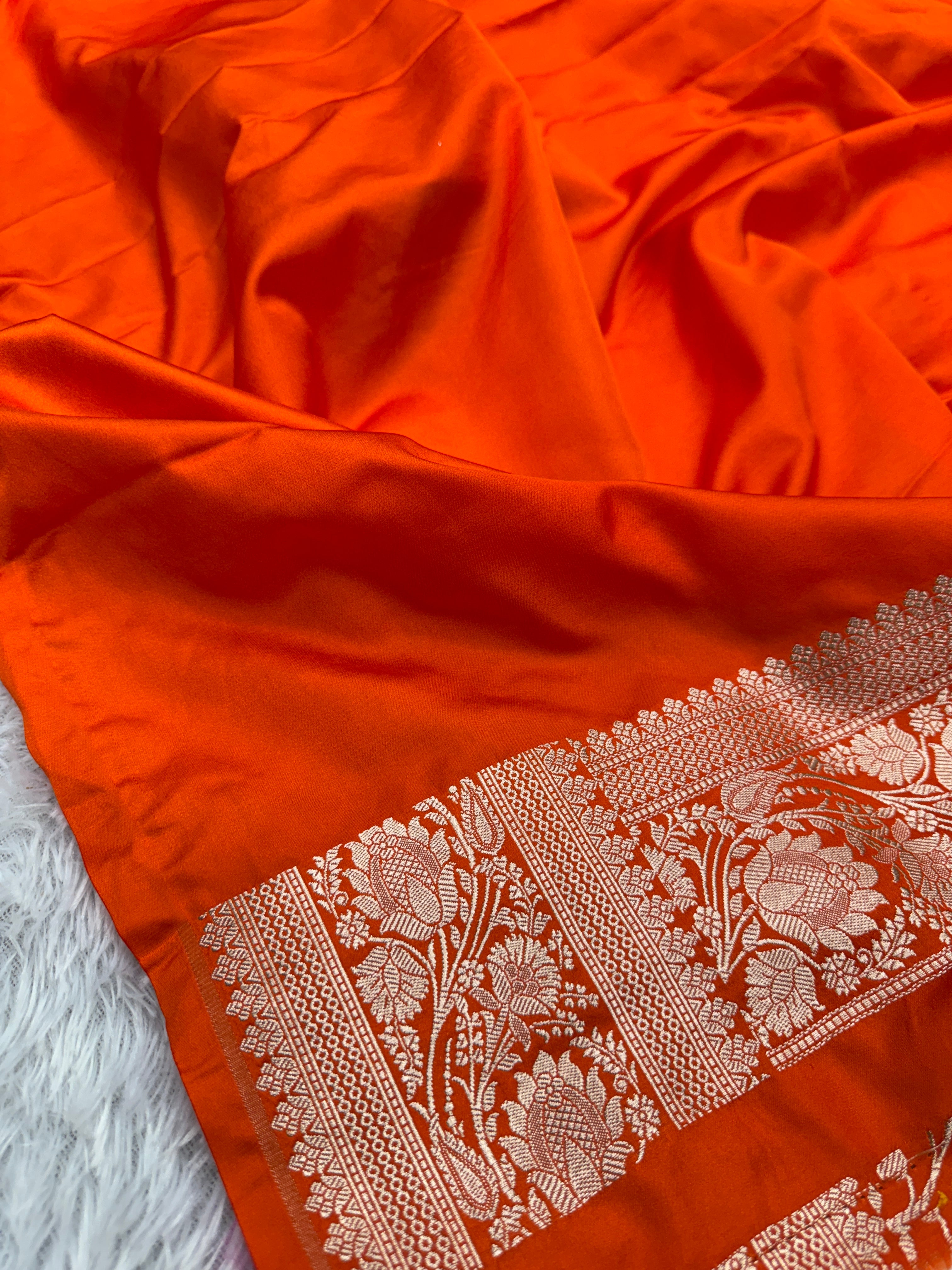 Banarasi Mashru katan silk saree Menakari Work hn140