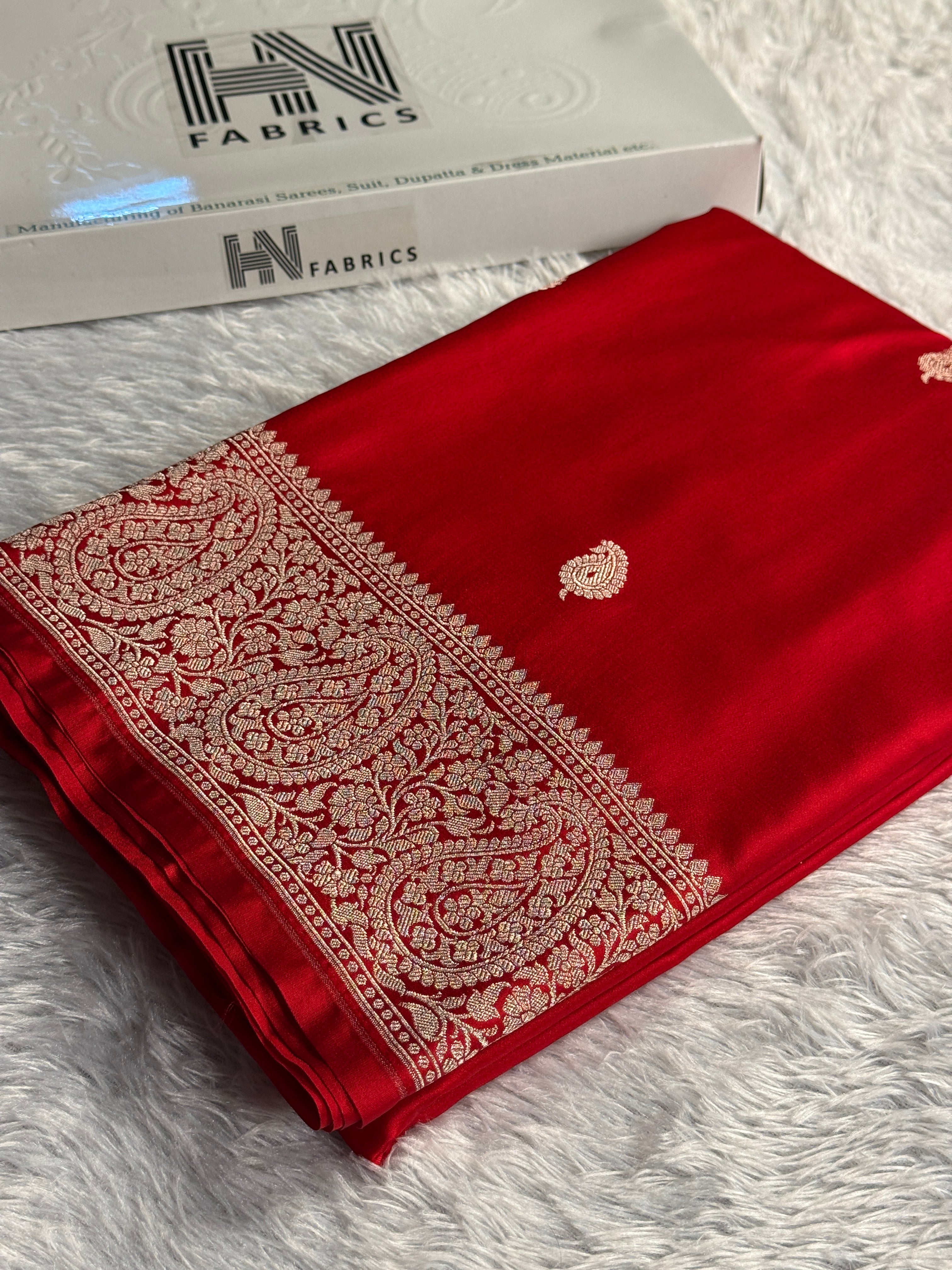 BANARASI MASHRU KATAN SILK SAREE MK041