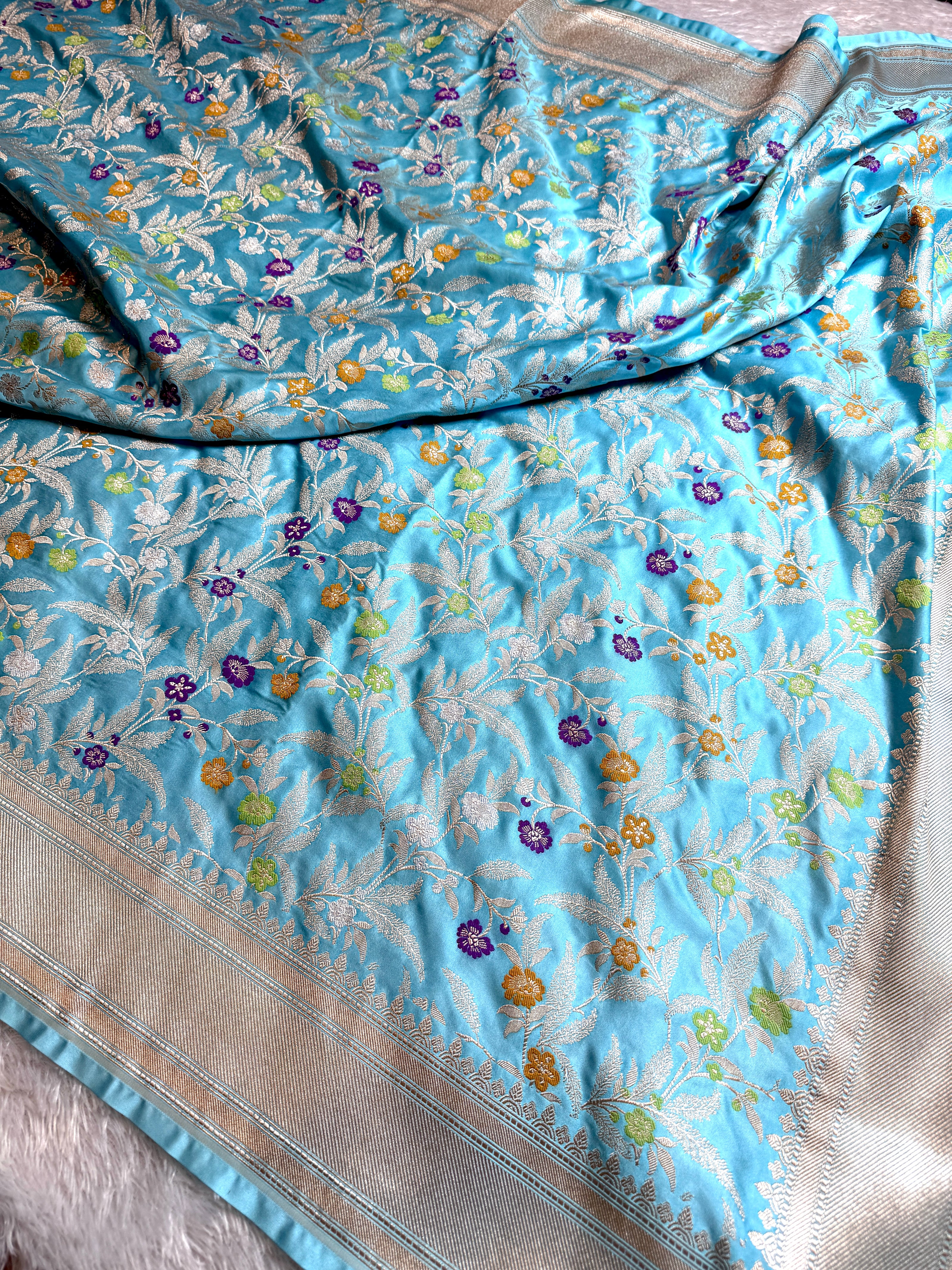 BANARASI MASHRU KATAN SILK SAREE HN119