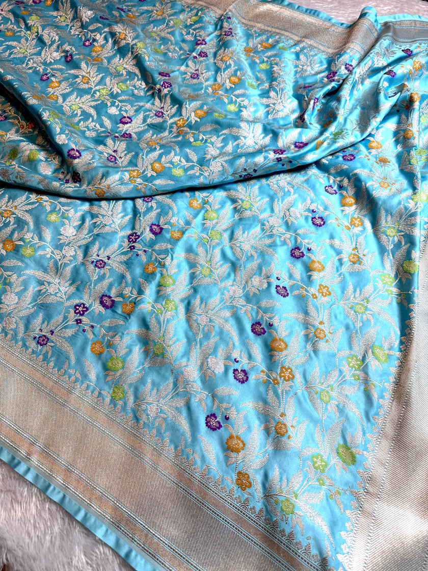 BANARASI MASHRU KATAN SILK SAREE HN119