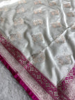 BANARASI MASHRU KATAN SILK SAREE HN509