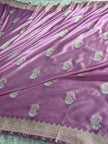 BANARASI MASHRU KATAN SILK SAREE MK042
