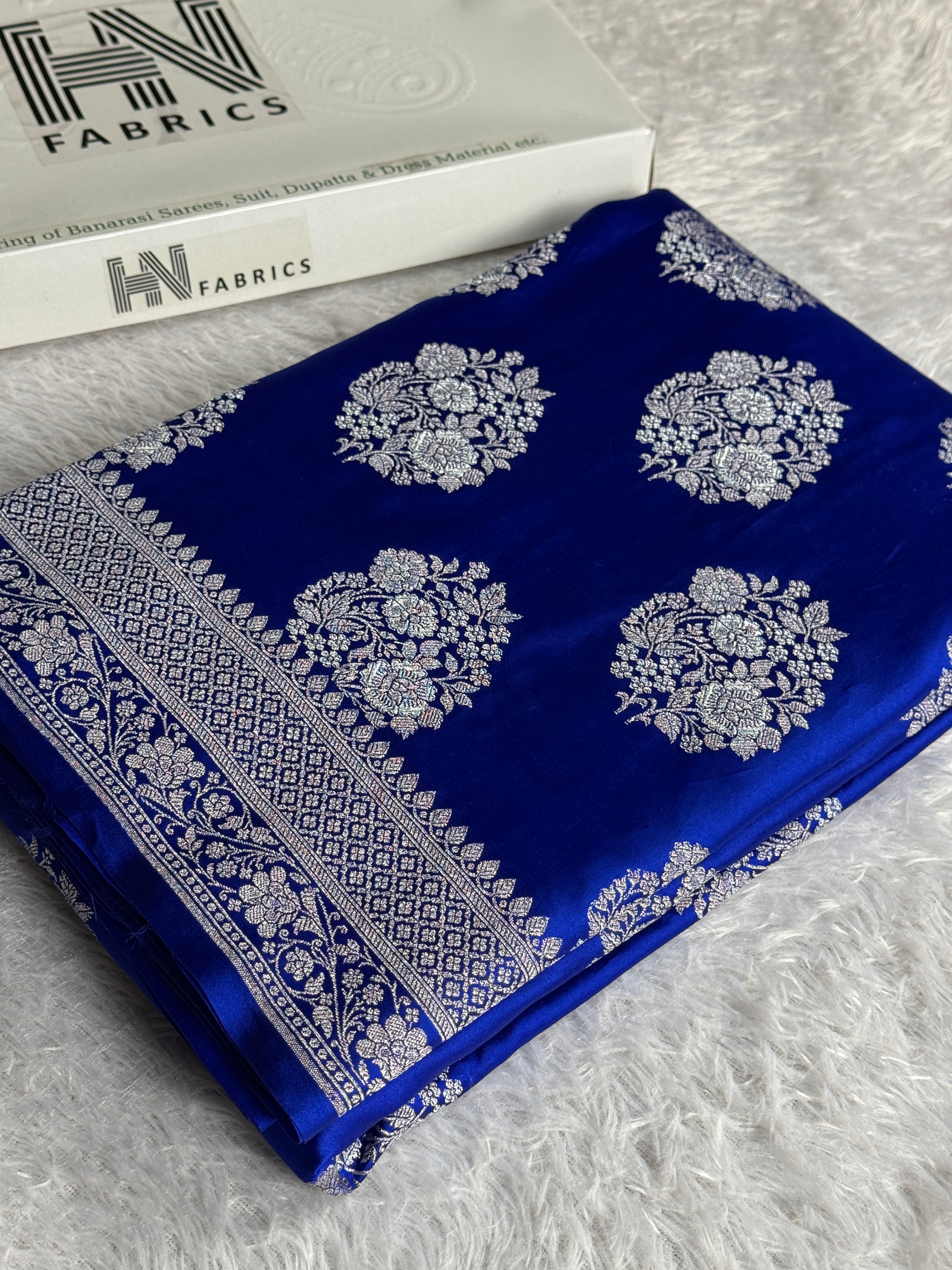 BANARASI MASHRU KATAN SILK SAREE MK036