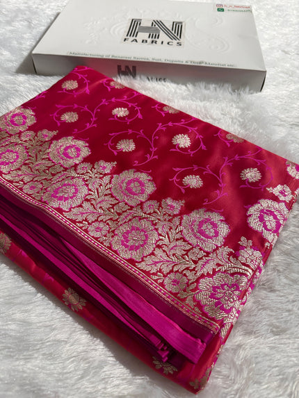 BANARASI MASHRU KATAN SILK SAREE HN533