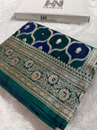 BANARASI MASHRU KATAN SILK SAREE HM536
