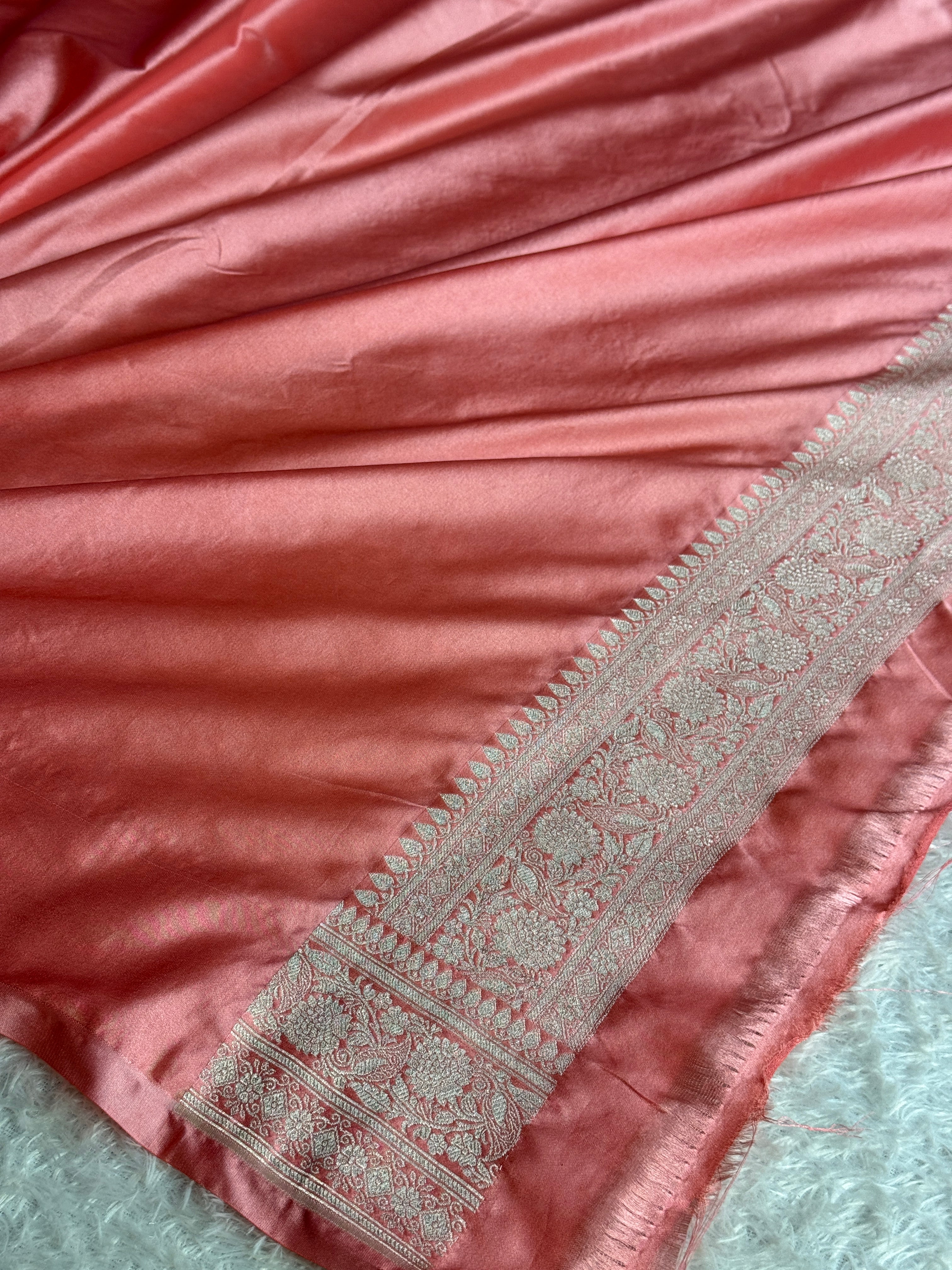 BANARASI MASHRU KATAN SILK SAREE MK066