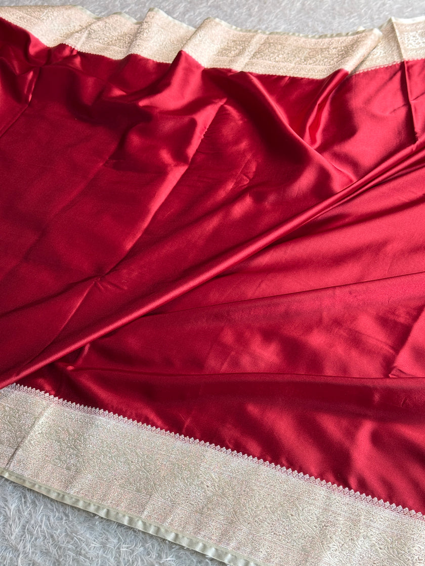 BANARASI MASHRU KATAN SILK SAREE MK025