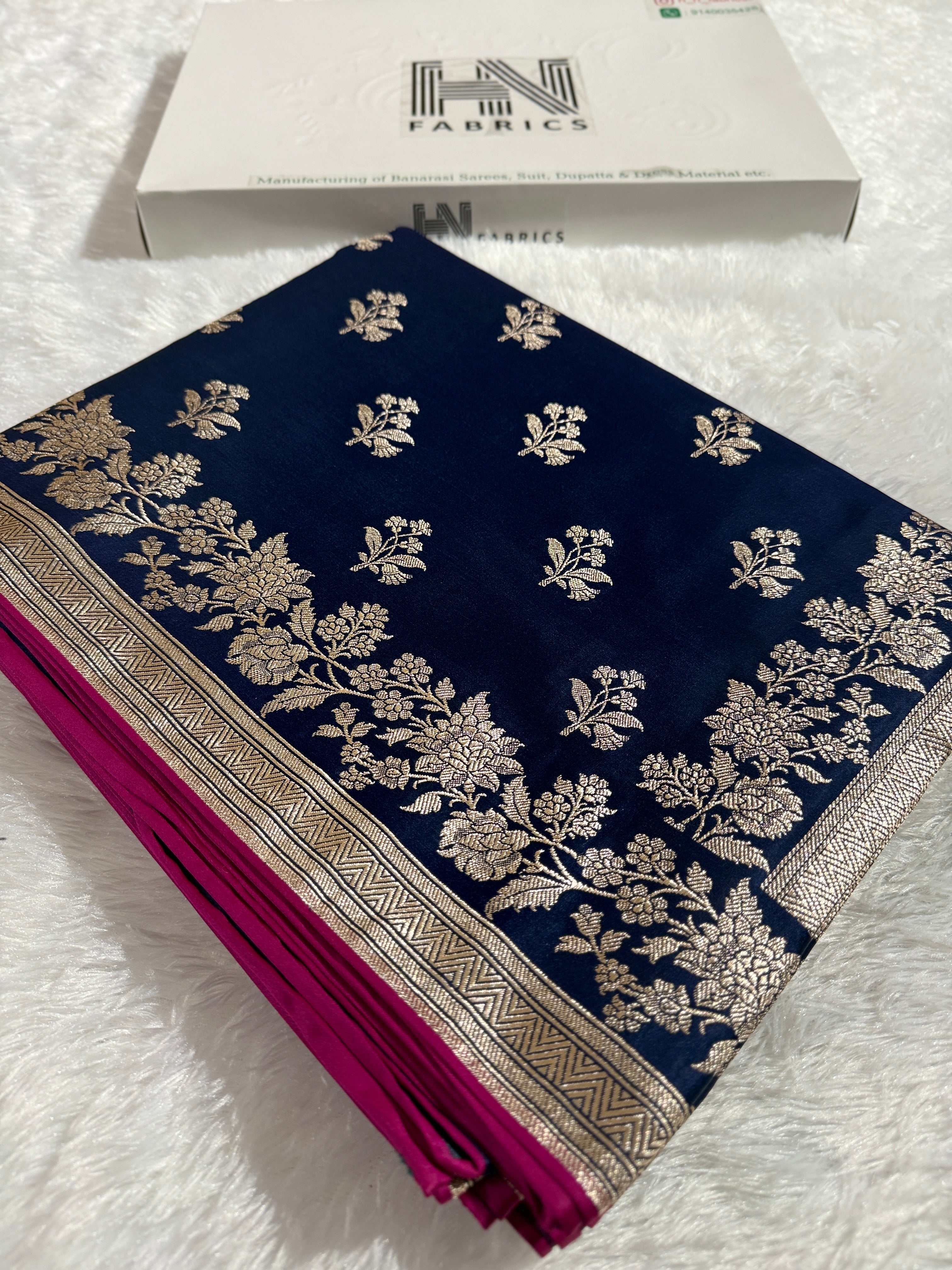 BANARASI MASHRU KATAN SILK SAREE HN532