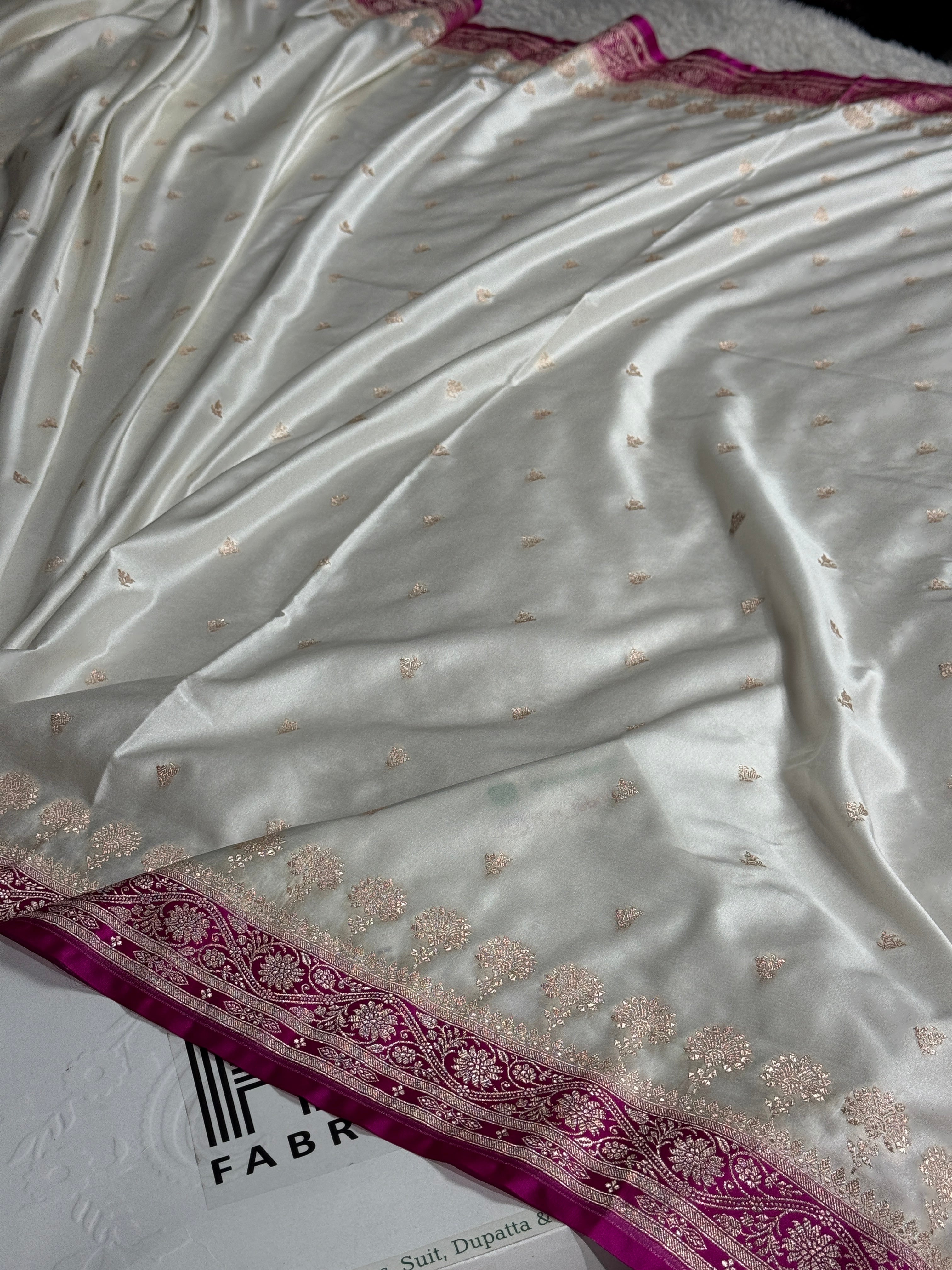 BANARASI MASHRU KATAN SILK SAREE CONTRAS DUAL COLOUR HN650