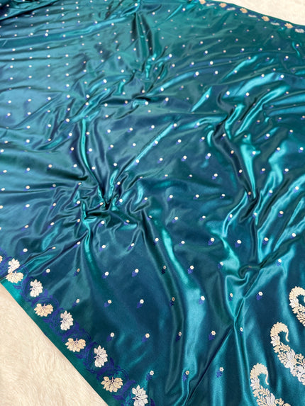 BANARASI MASHRU KATAN SILK SAREE HN541